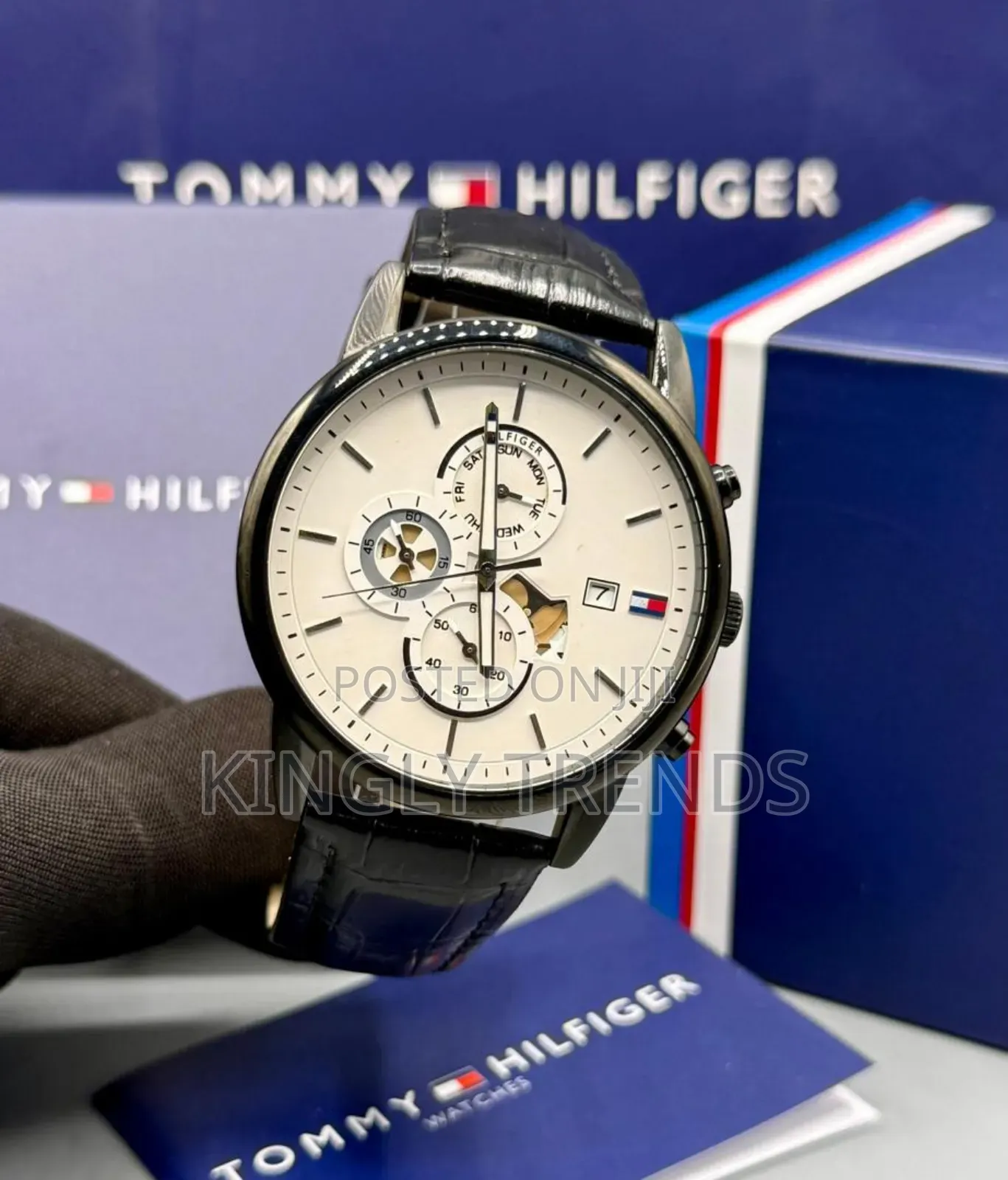 Tommy Hilfiger Leather Wristwatch