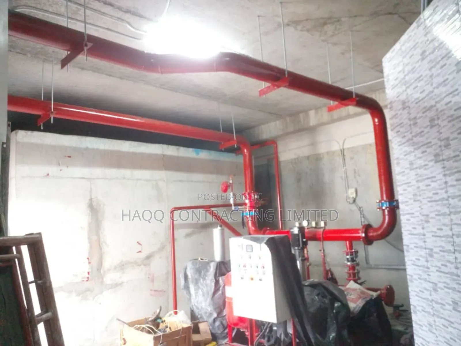 Sprinkler Fabrication and Setup, Pipe Works and Fabrication