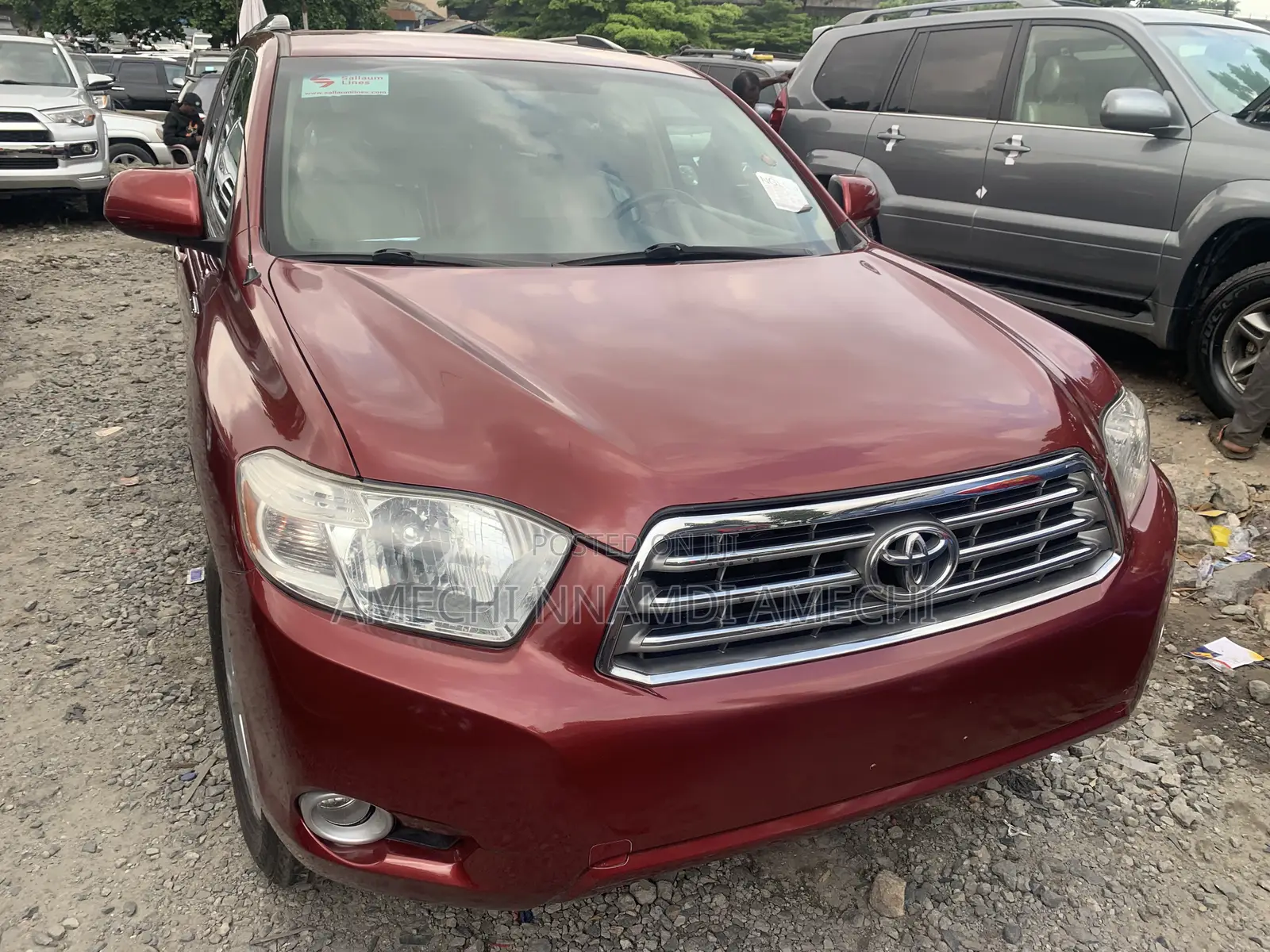 Toyota Highlander Limited 2010 Red