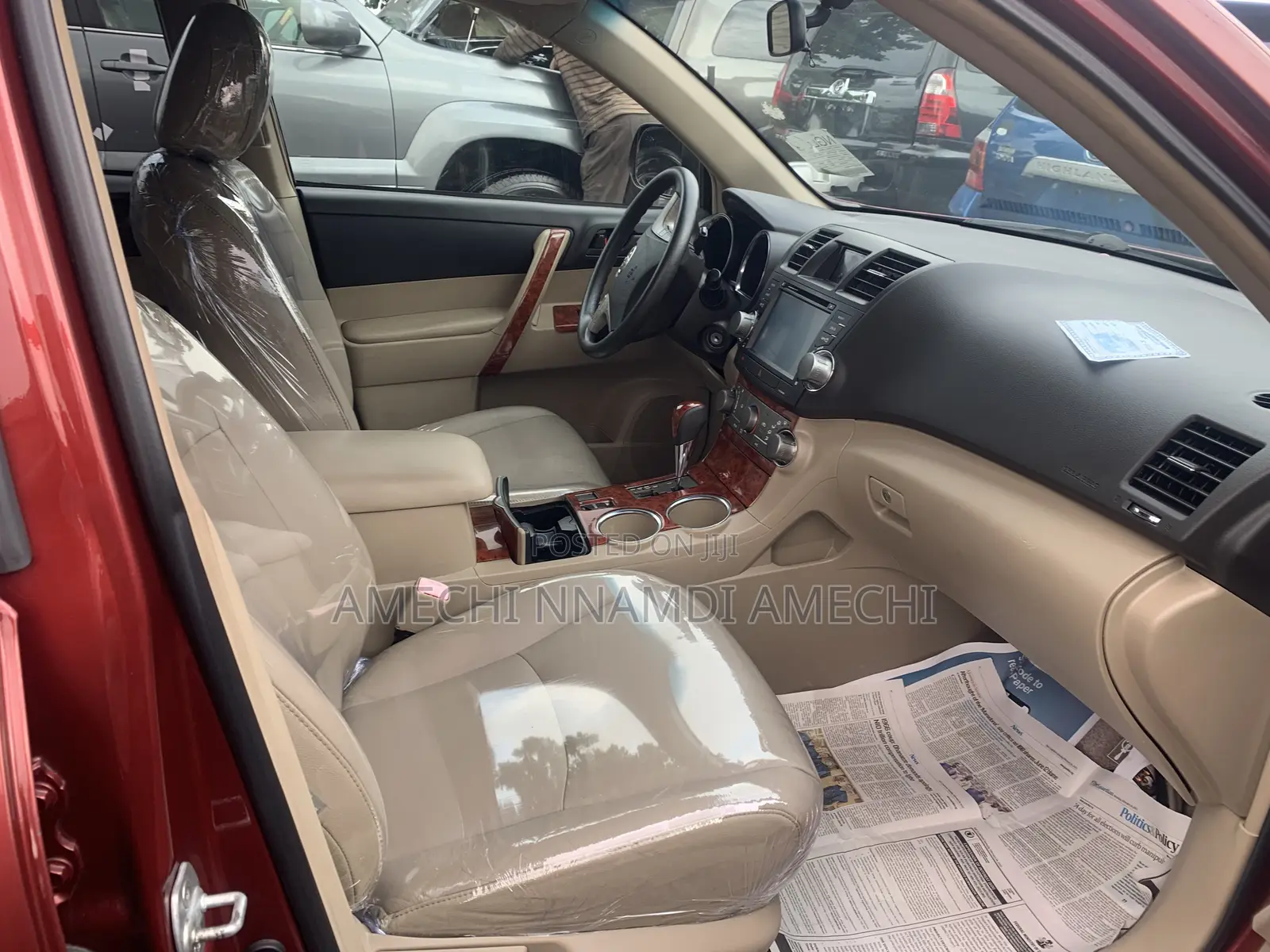 Toyota Highlander Limited 2010 Red