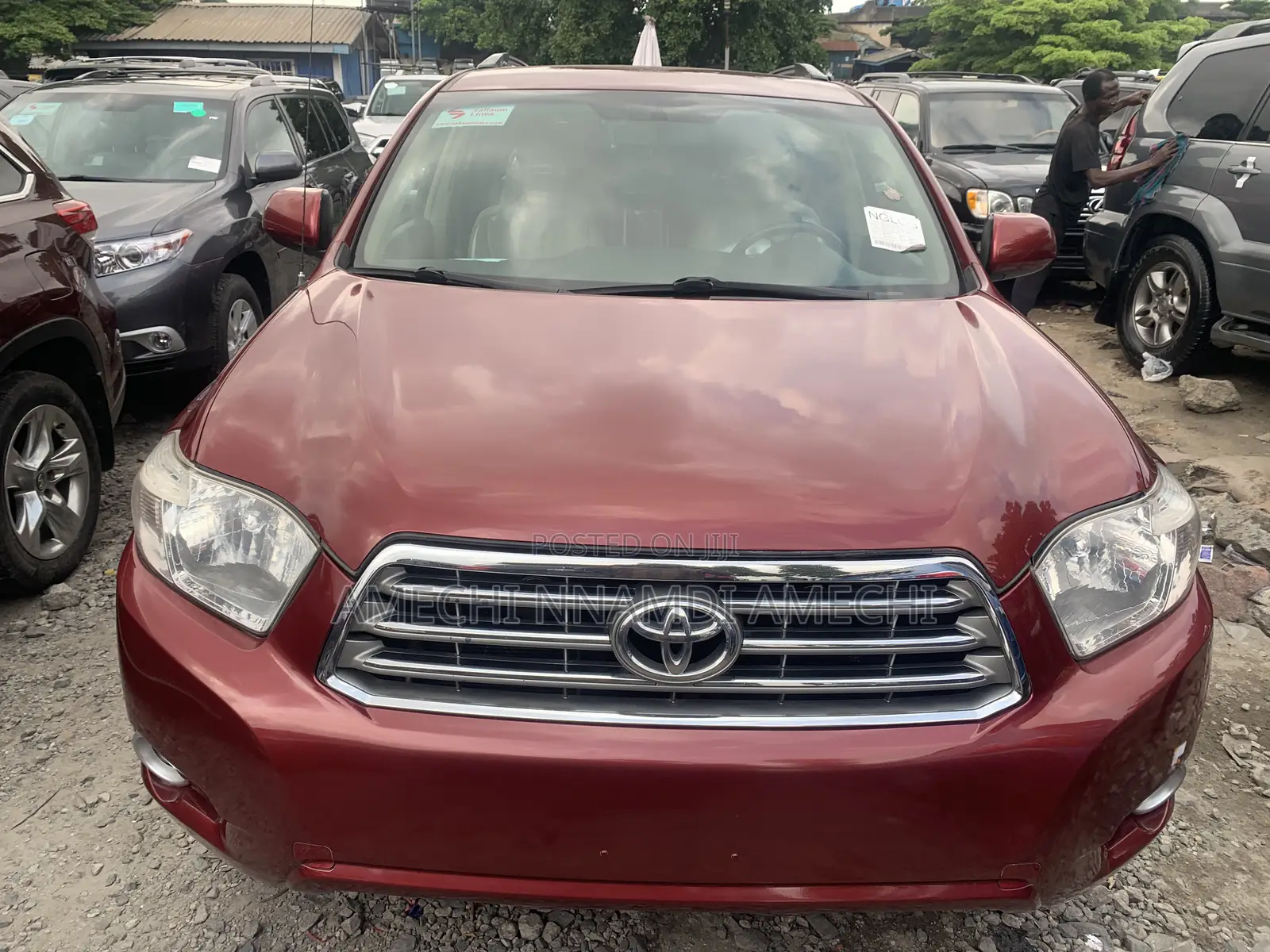 Toyota Highlander Limited 2010 Red