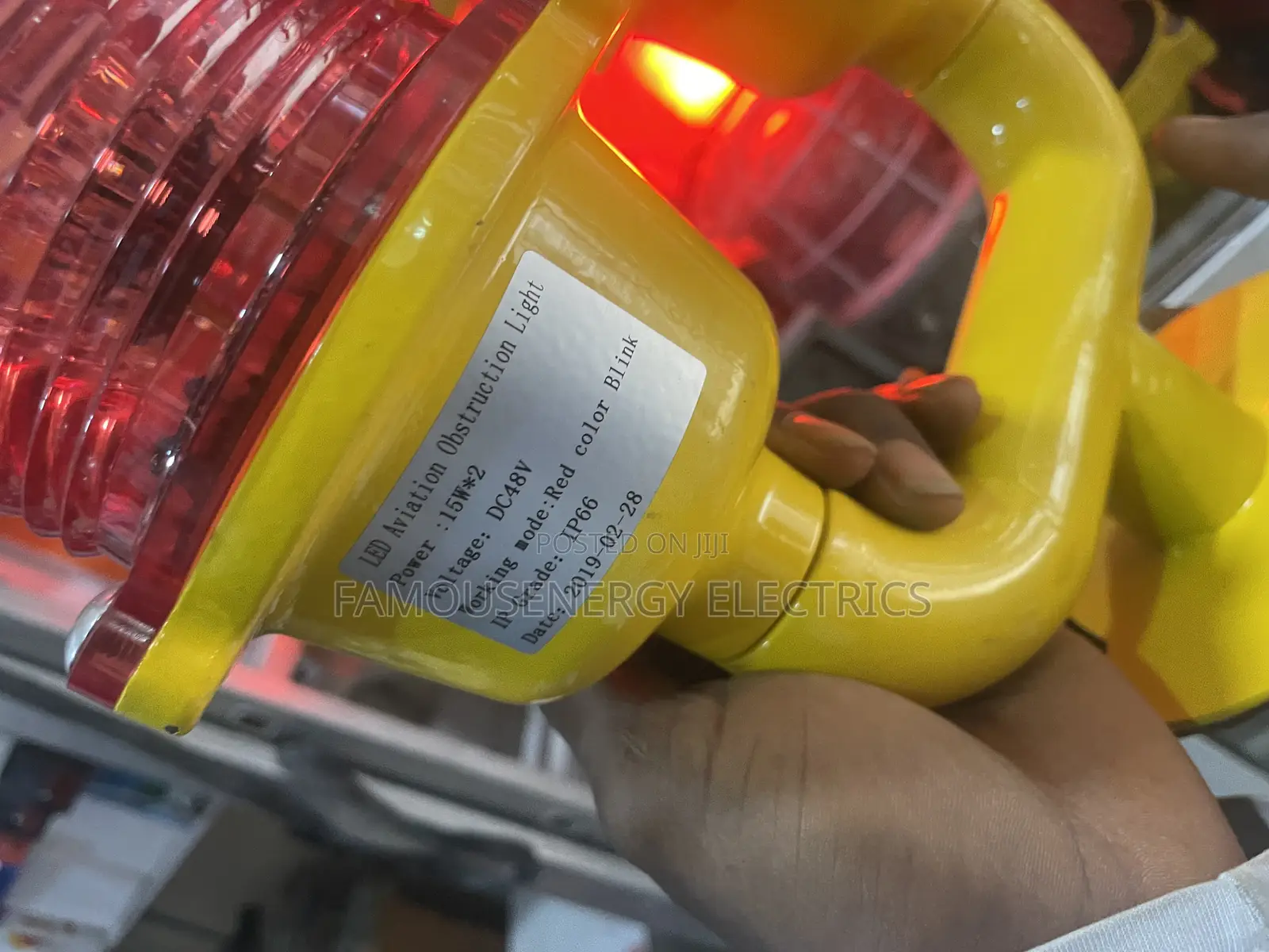 Double Head Led Light Aircraft Warning Obstruction Lamp