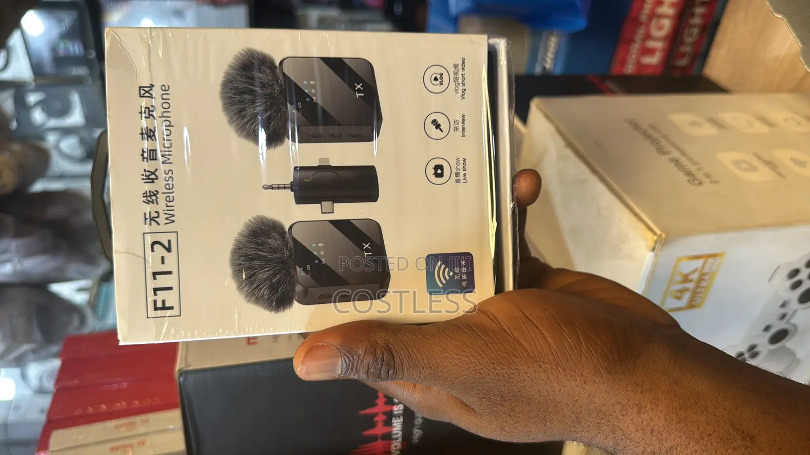 Wireless Microphone for Podcast, Streaming, Content Creation