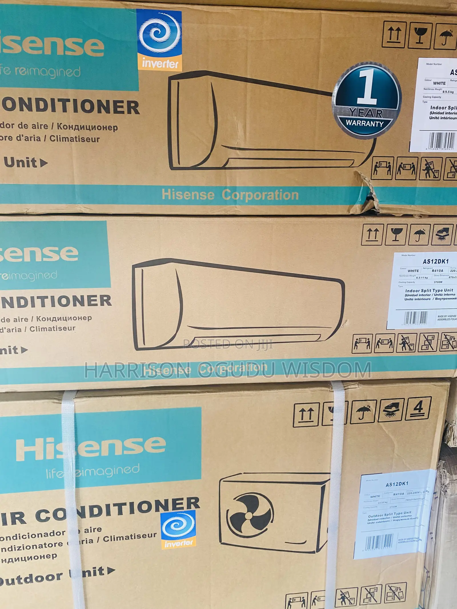 Hisense 1:Hp Inverter Air Conditioner for Sale