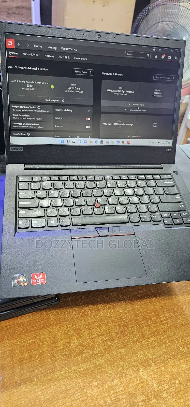 Laptop Lenovo ThinkPad E485 16GB AMD Ryzen 5 SSD 256GB