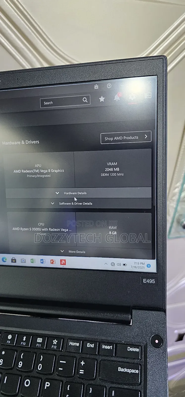Laptop Lenovo ThinkPad E485 16GB AMD Ryzen 5 SSD 256GB