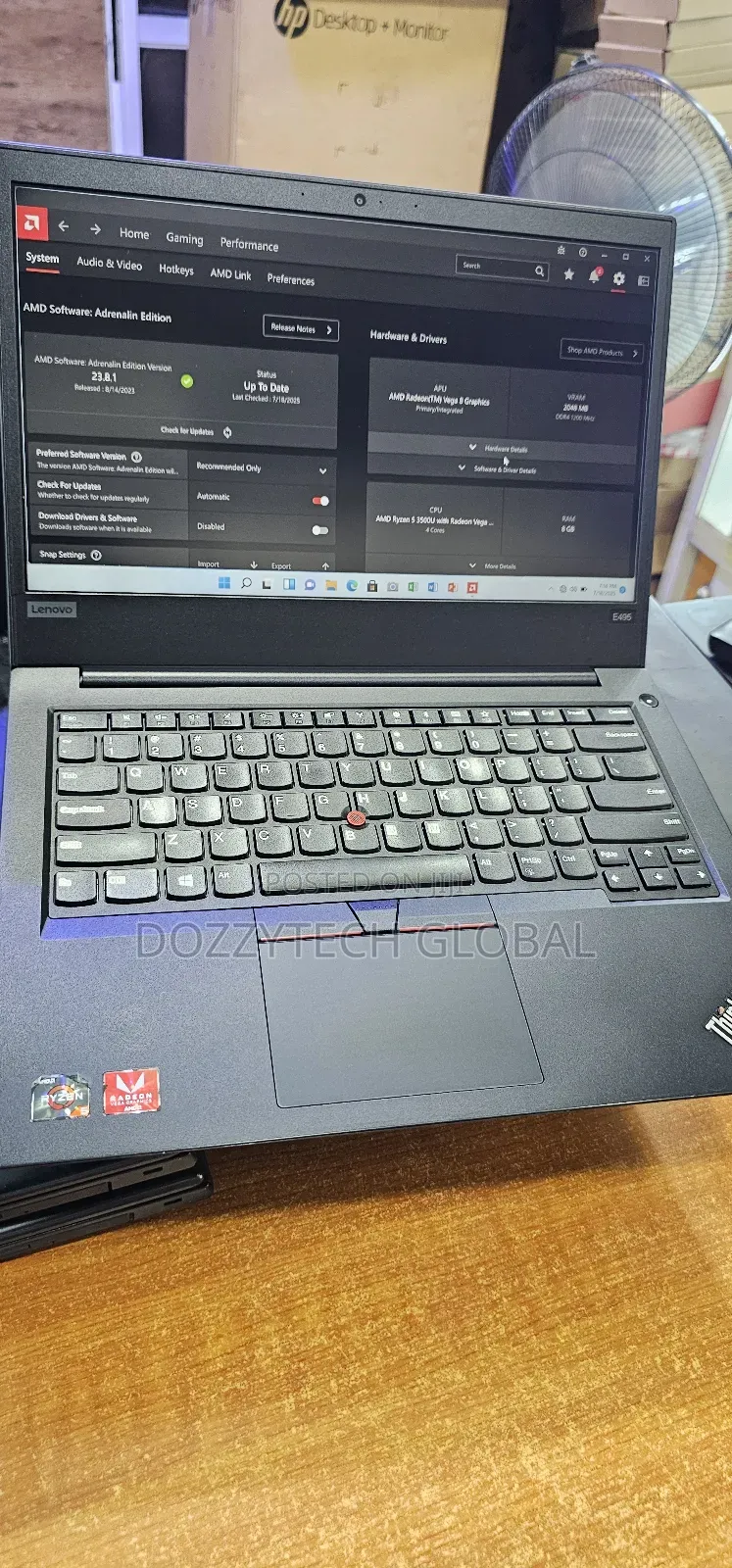 Laptop Lenovo ThinkPad E485 16GB AMD Ryzen 5 SSD 256GB