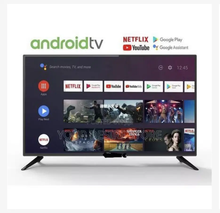 Ufc 32"Inches Smart Frameless Android Tv 2 Years Warranty