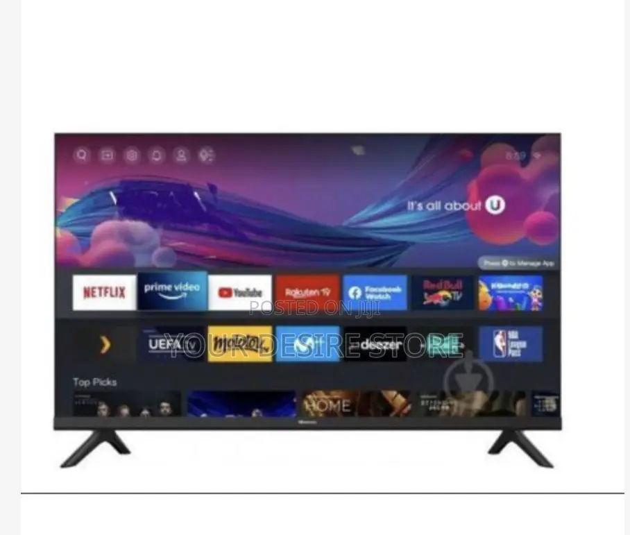 Amani 43”Inch Ultra Hd Smart Tv+Netflix.Youtube Free Gift In