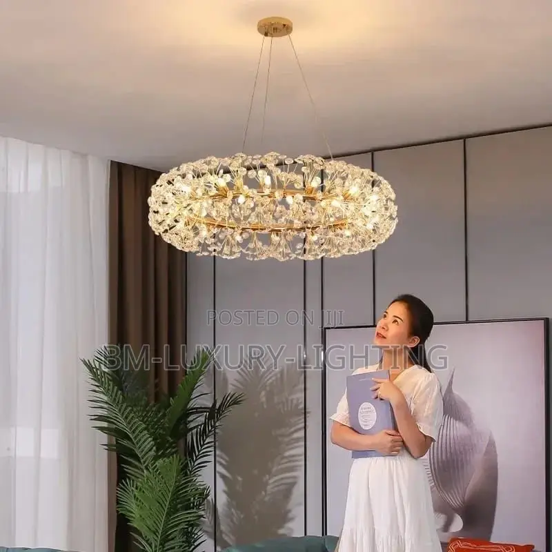 Designer Dandelion Crystal Pendant Chandeliers
