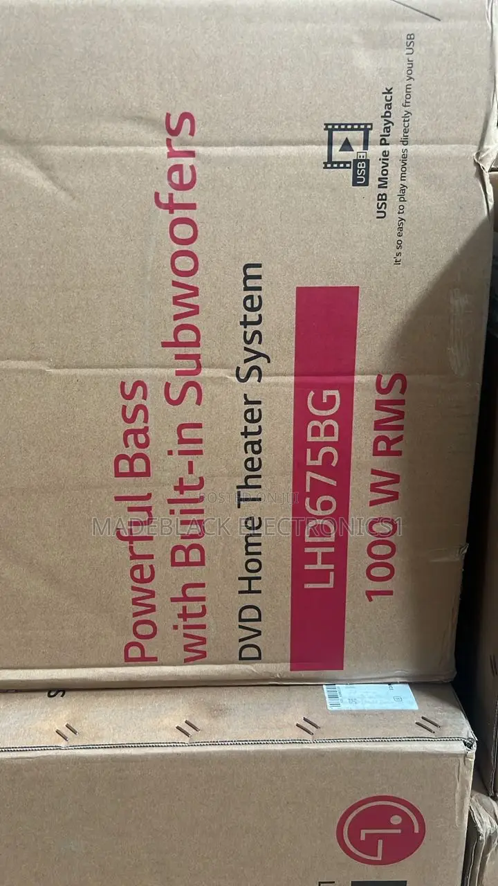 Lg Bass With Built-in Subwoofers DVD Home Theater System
