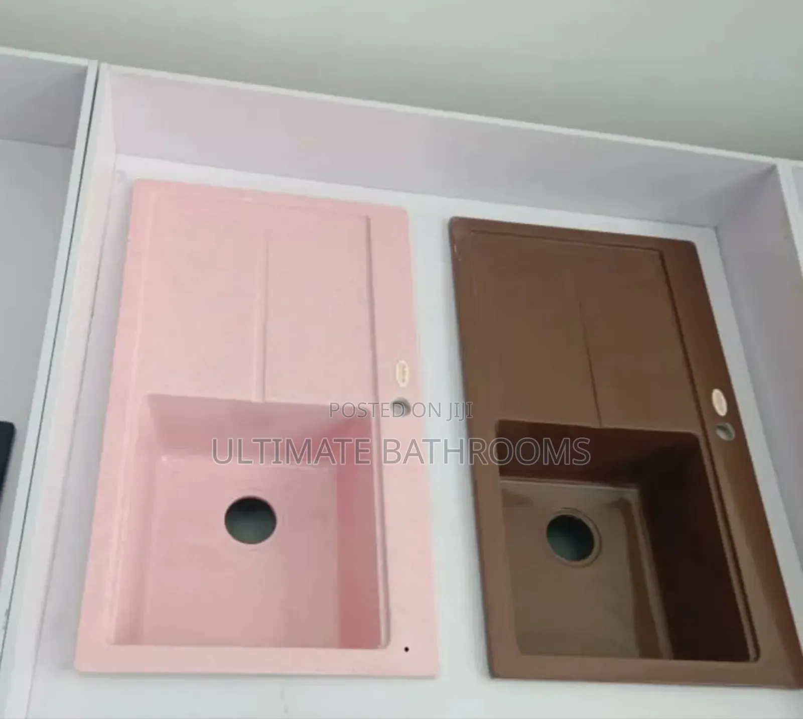 Acrylic Single Bowl and Single Tray Kitchen Sink
