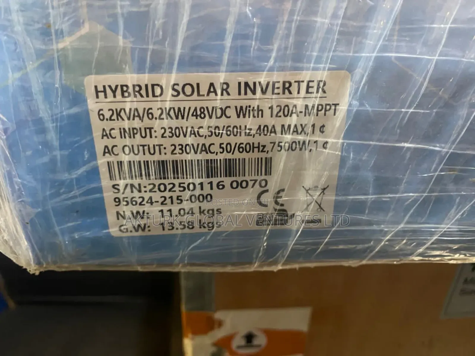 6.2kva Yohako Hybrid Inverter