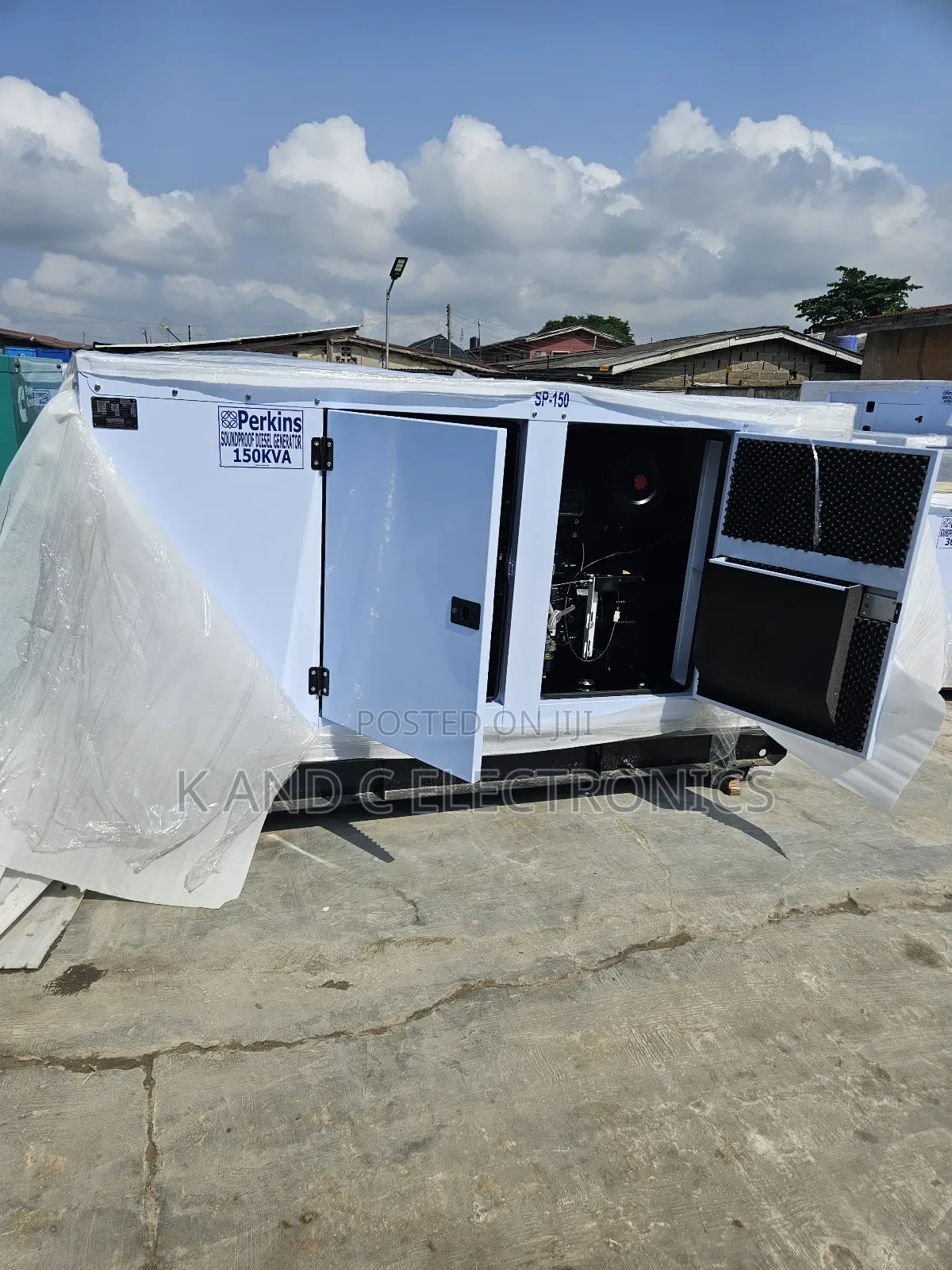 Parkins 150kva Soundproof Diesel Generator.