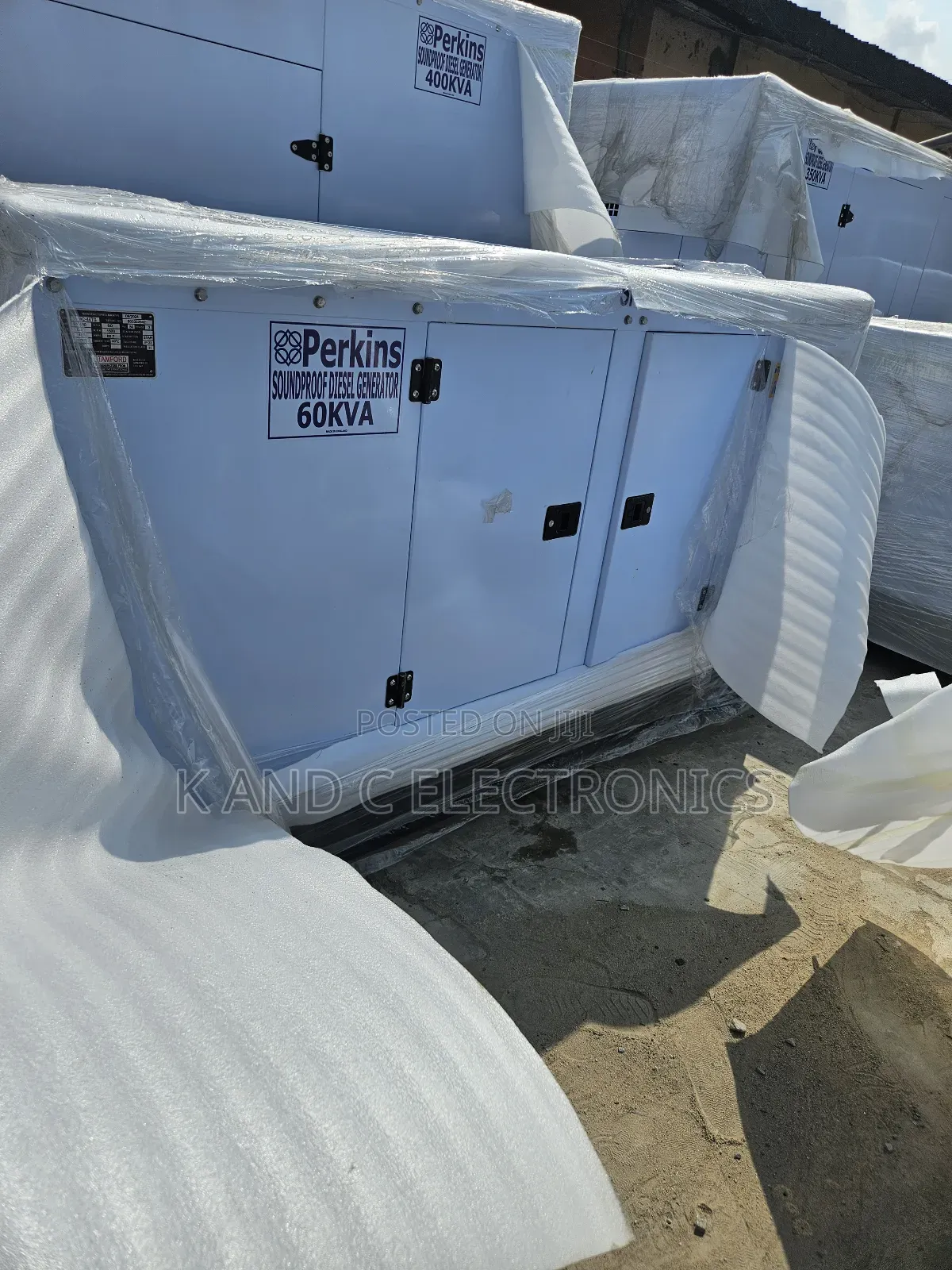 Perkins 60kva Diesel Soundproof Generator 100%Copper Wire
