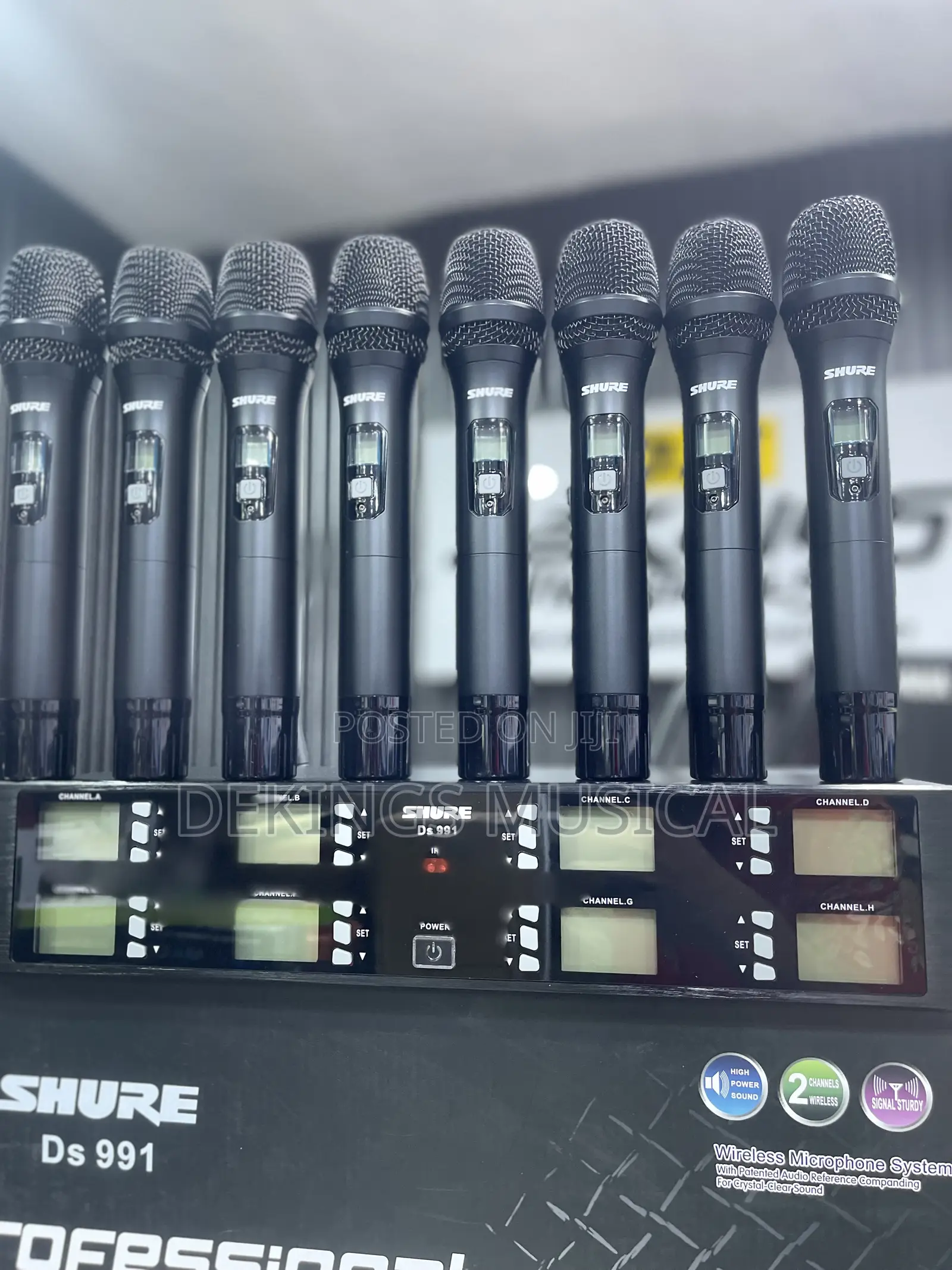 Shure Ds-991 8-in-1 Professional Wireless Uhf Microphone