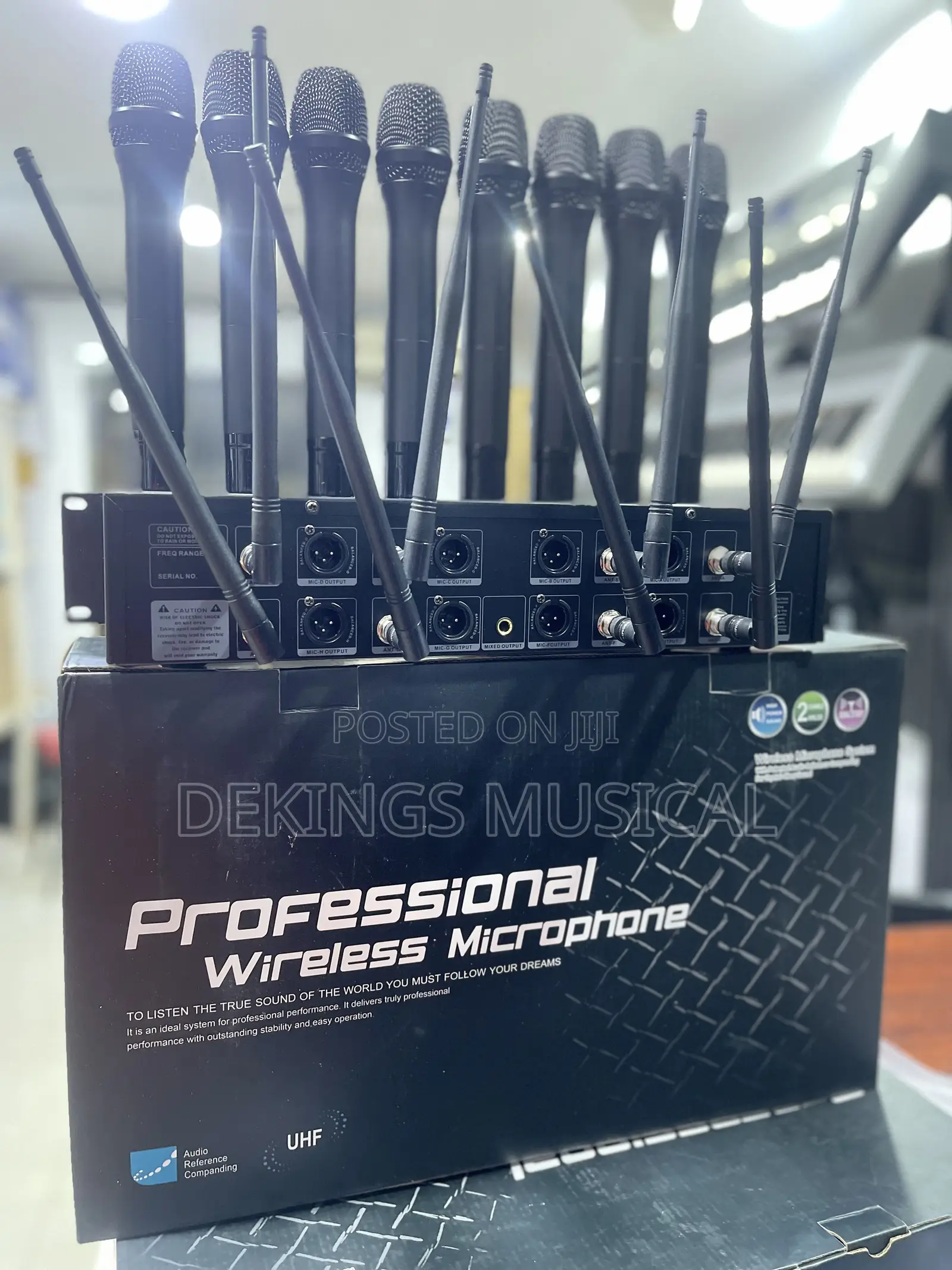Shure Wireless Microphone 8 Handheld Uhf Cordless Mic