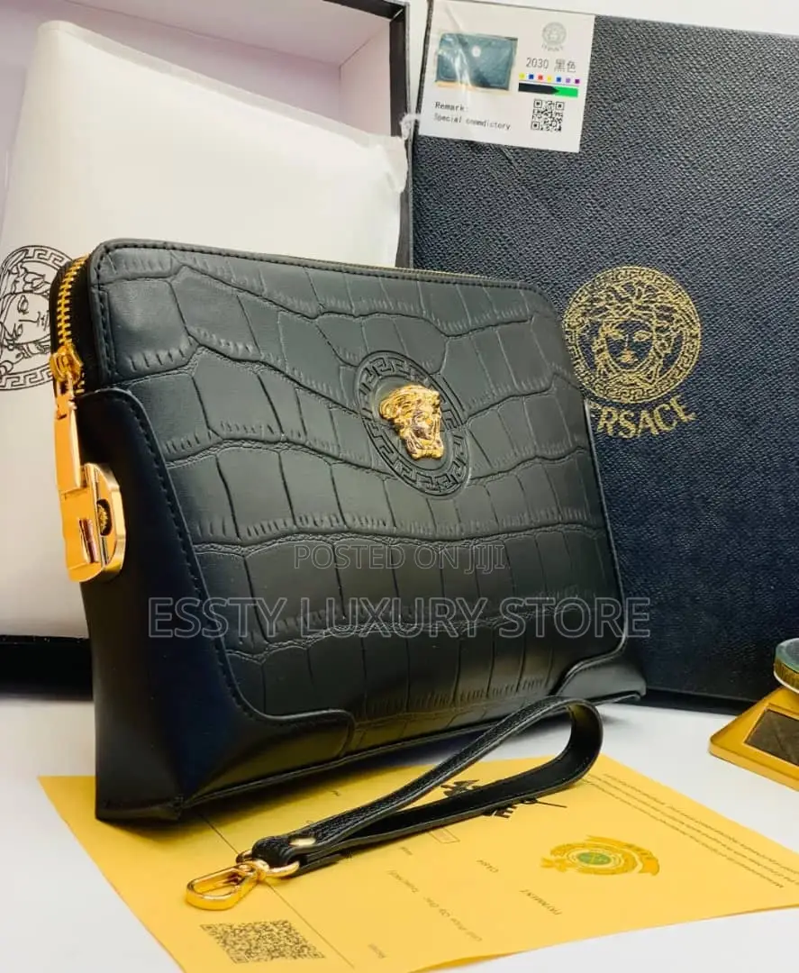 Versace Quality Luxury Genuine Leather Purse