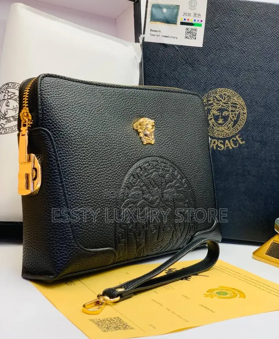 Versace Quality Luxury Genuine Leather Purse