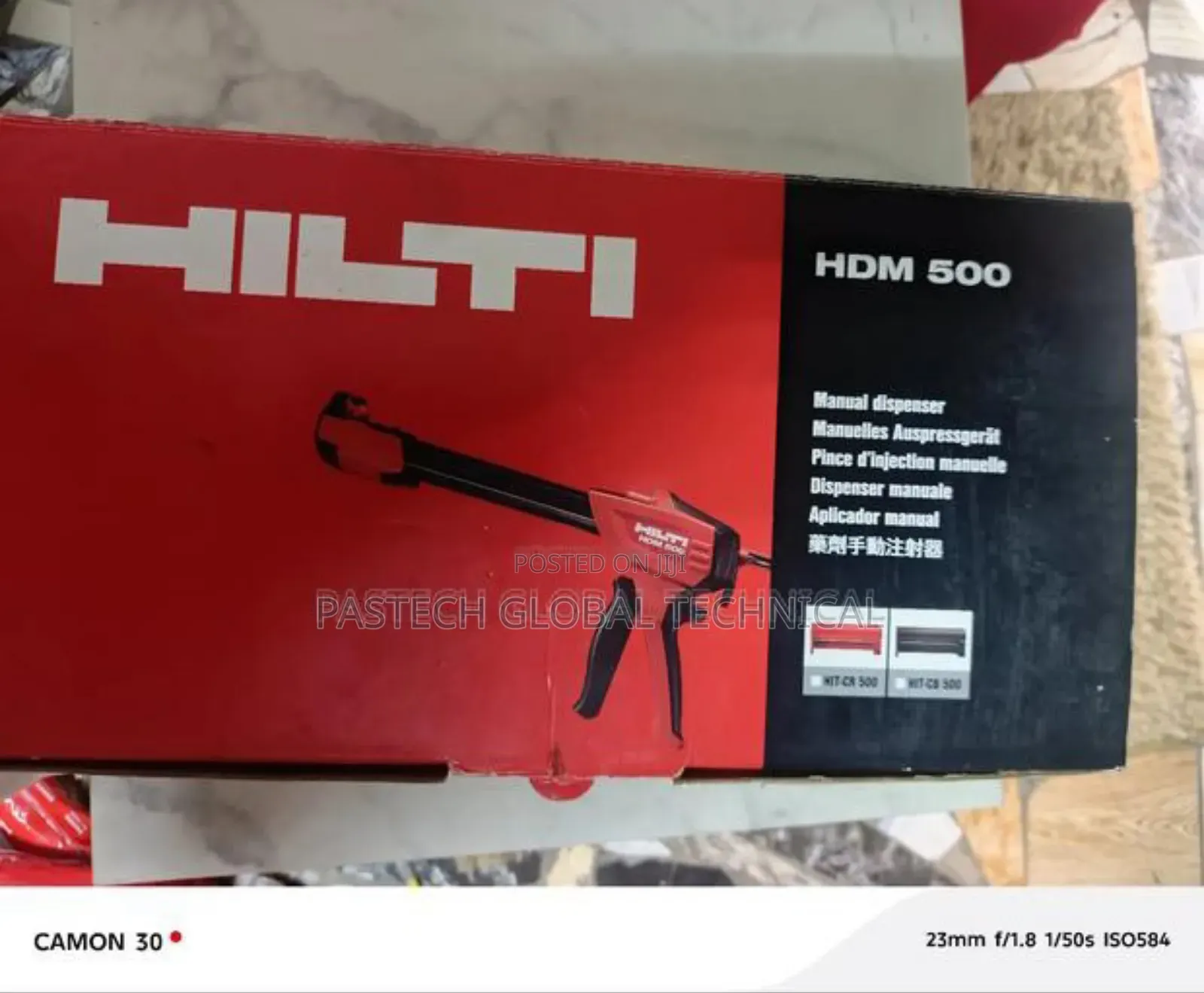 Hilti HDM 500 Manual Adhesive
Dispenser