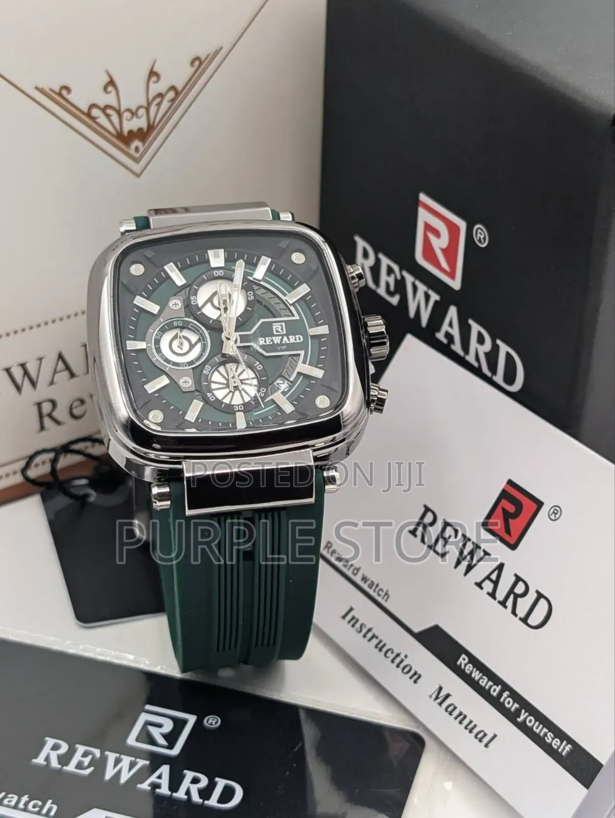 Reward Vip Quality Chronograph Wristwatch Fully Packaged