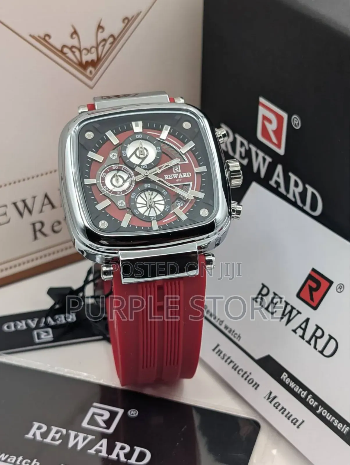 Reward Vip Quality Chronograph Wristwatch Fully Packaged