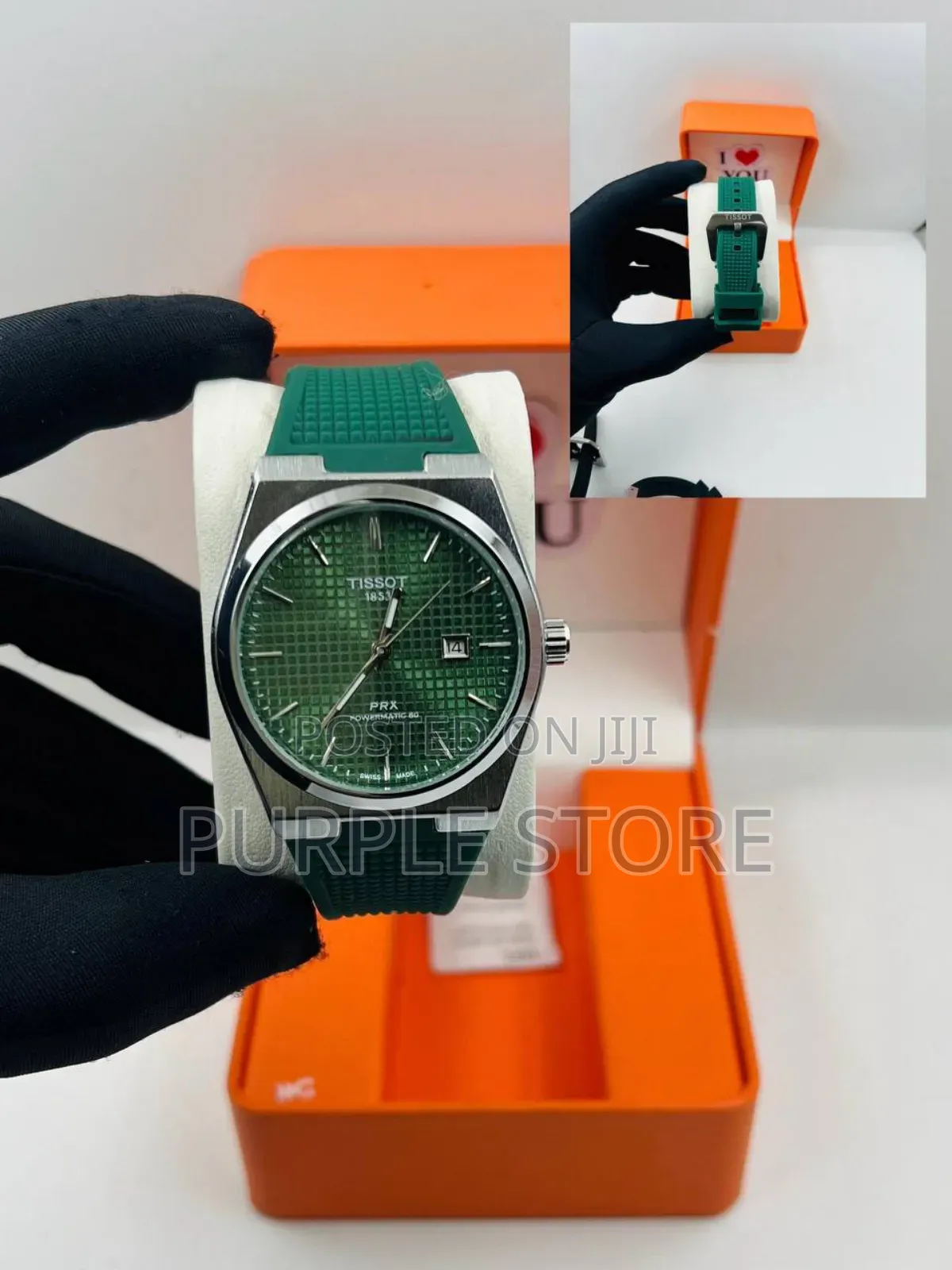 Tissot PRX Rubber Strap Watch
