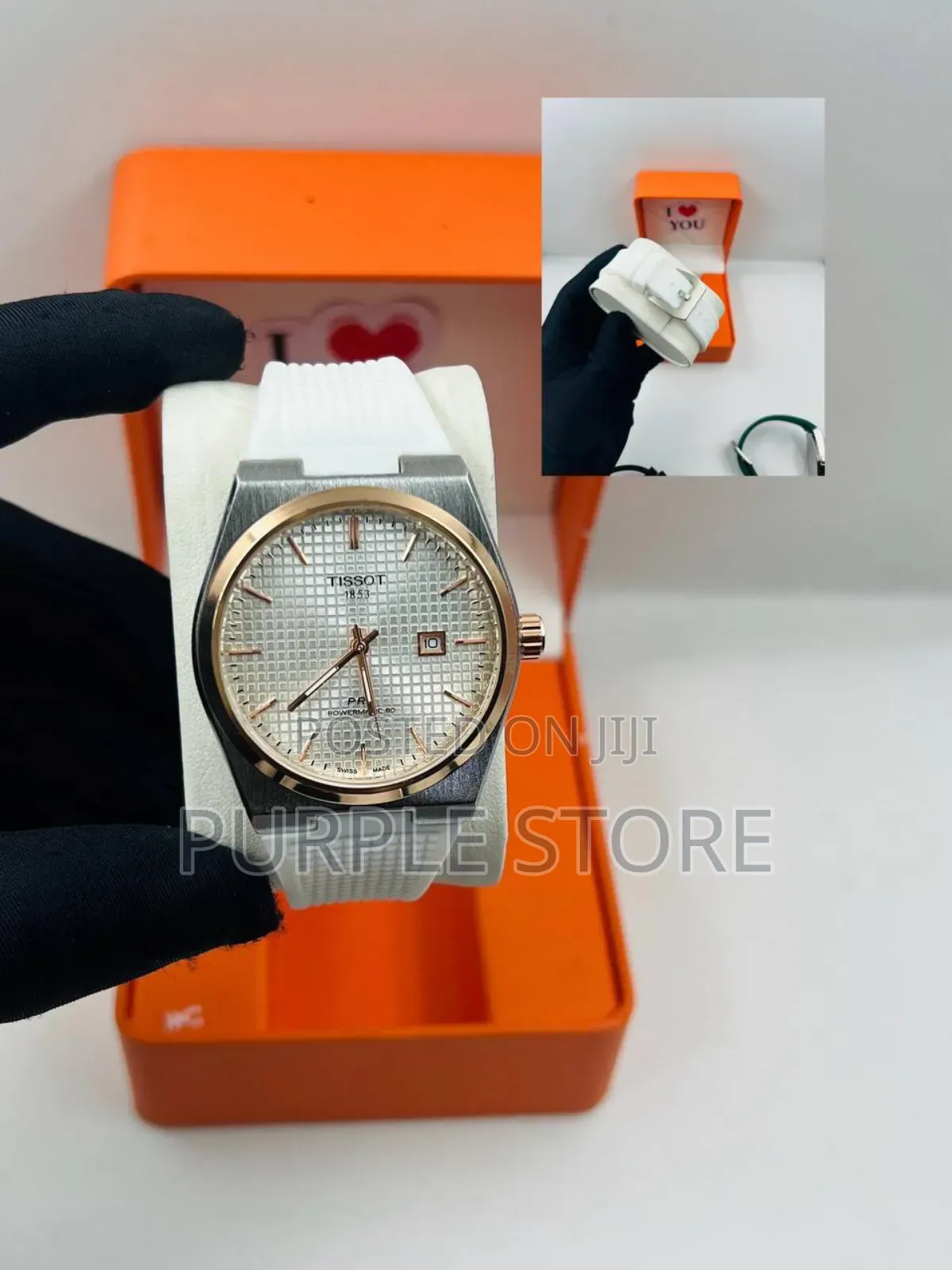 Tissot PRX Rubber Strap Watch
