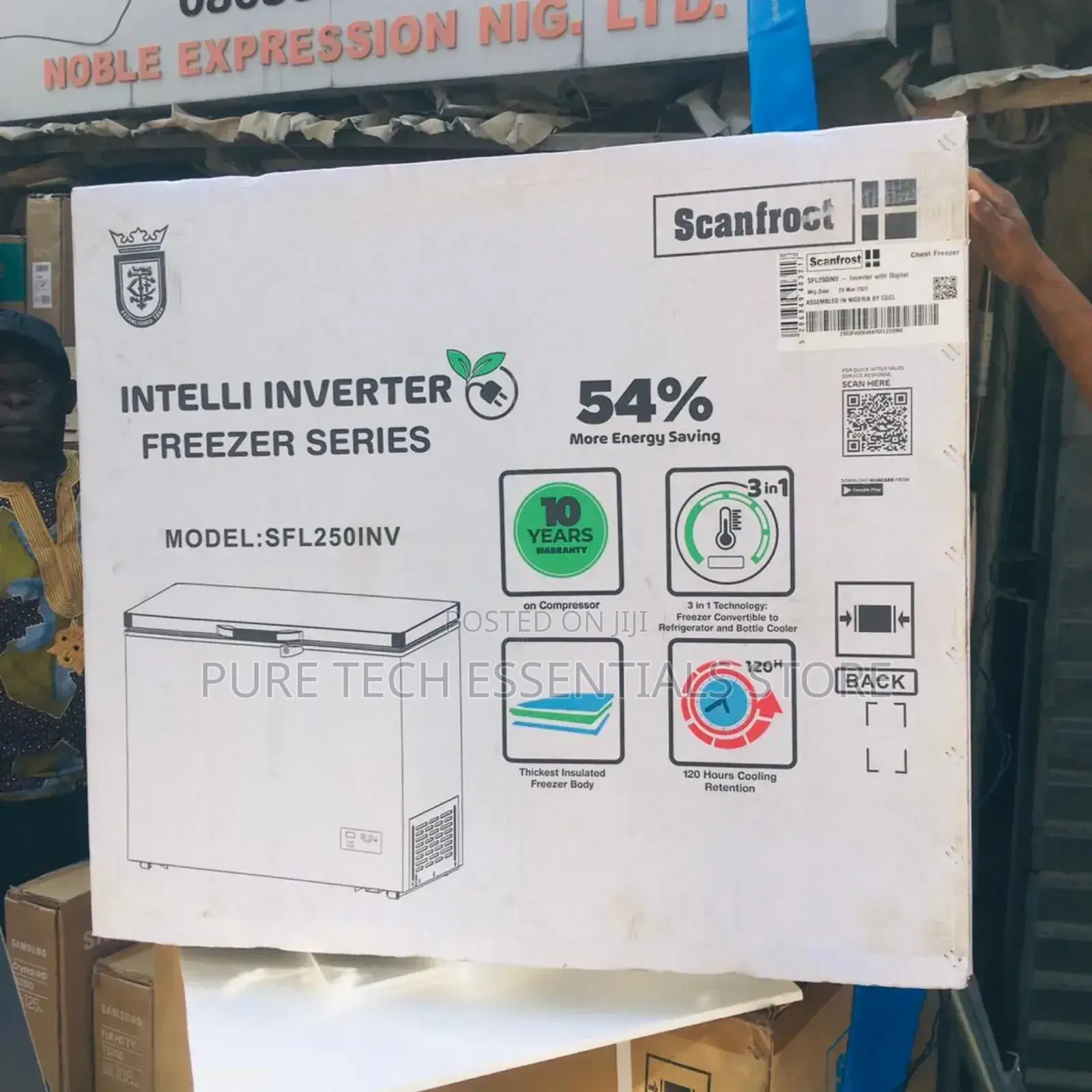 Original Scanfrost Inverter Chest Freezer 200l
