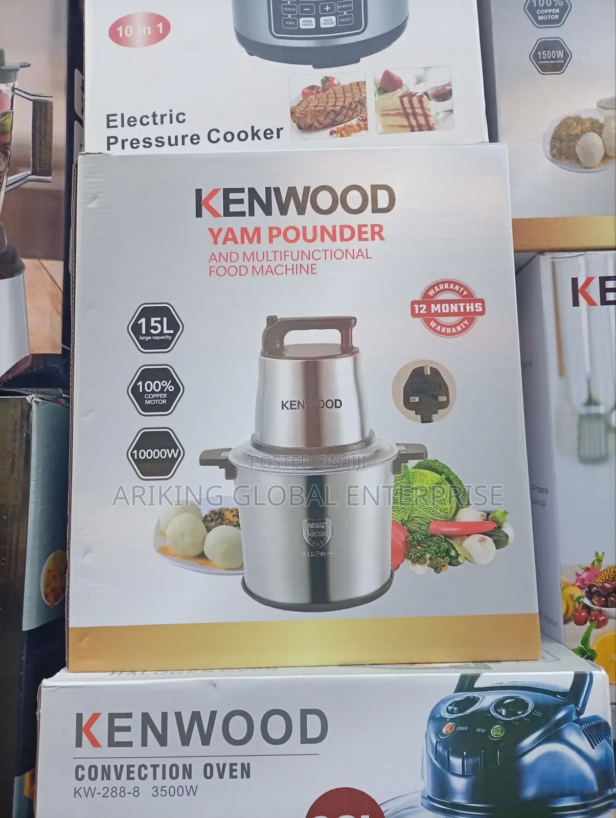 15l House Hold Stainless Steel Yam Pounder Food Processor