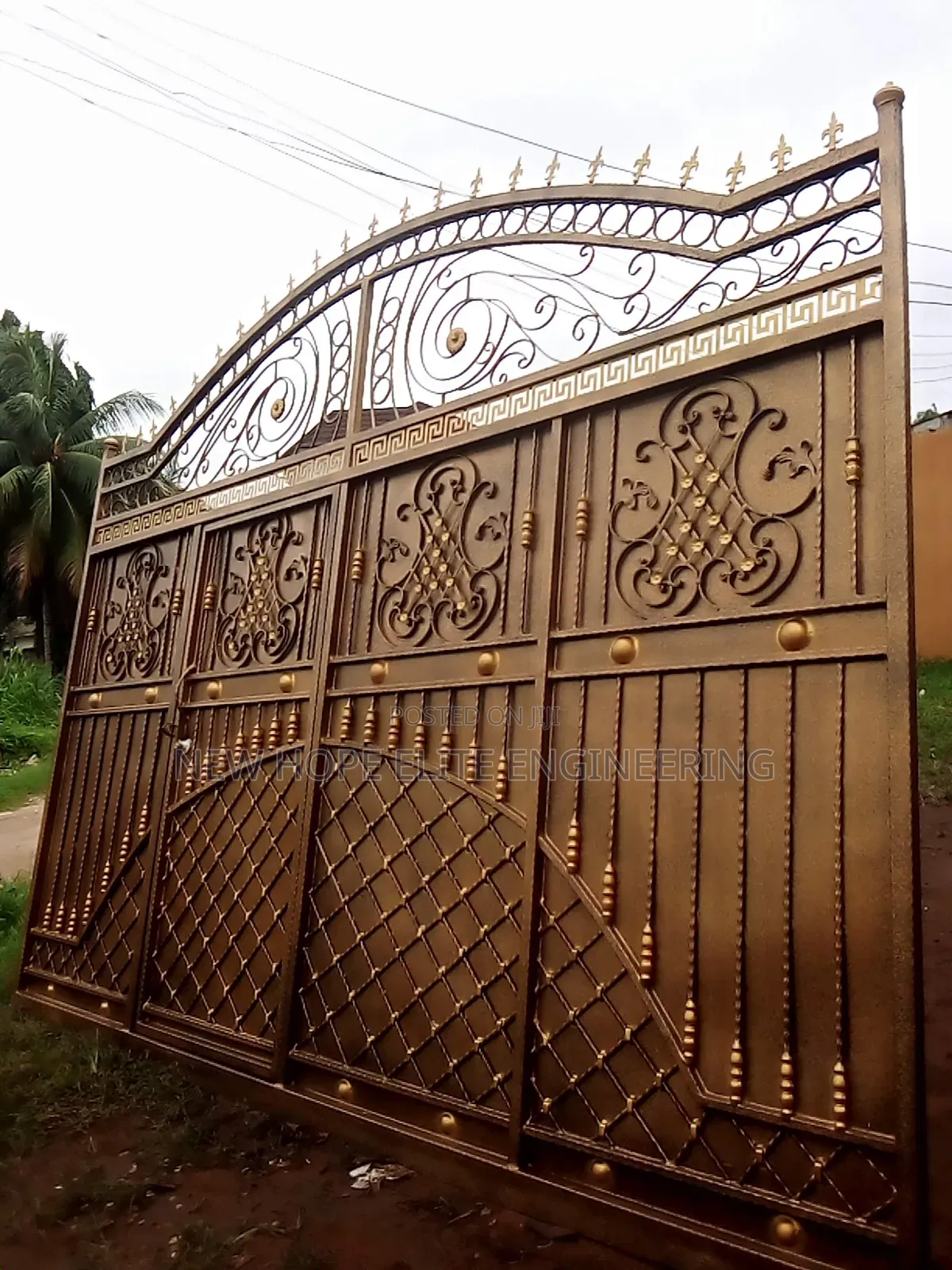 Sliding Wrought Iron Gate