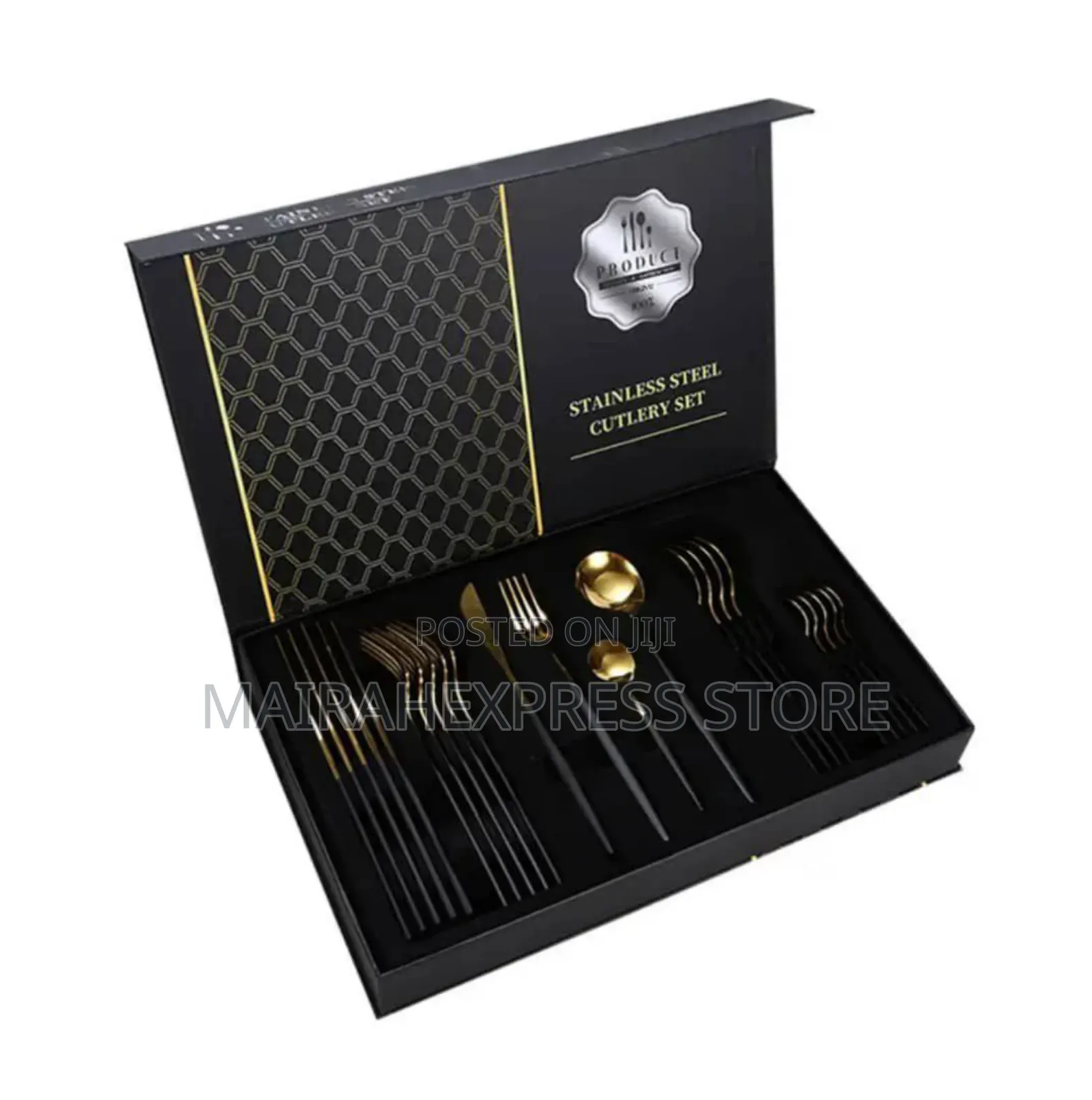 24pcs High Quality Cutleries (Black Color Only)