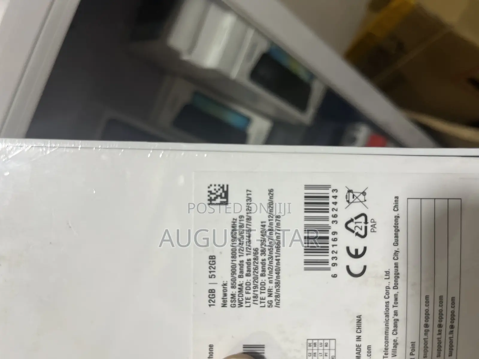 New Oppo Reno13 F 512 GB Silver