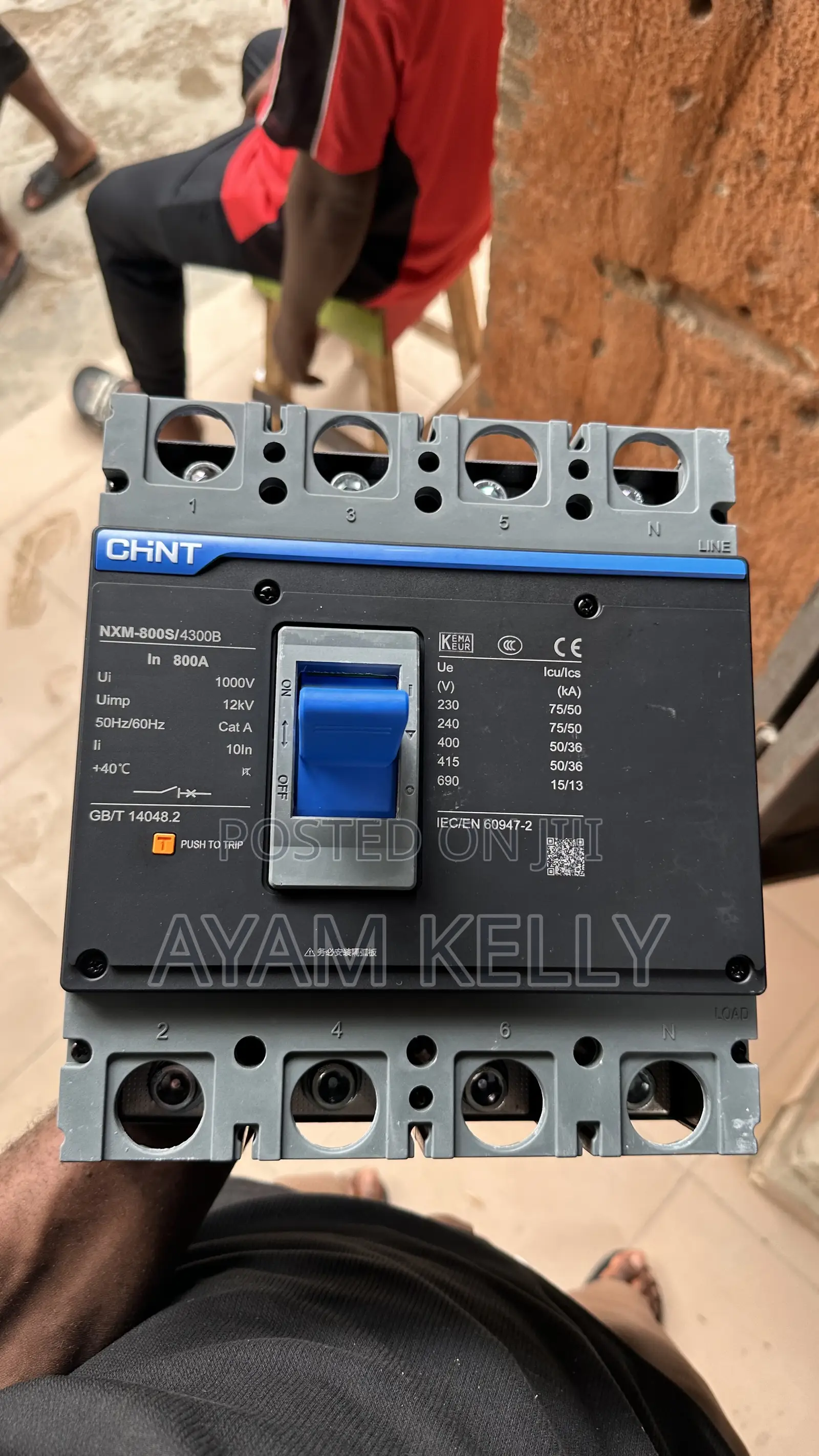 800amps 4pole Chint Circuit Breaker Original