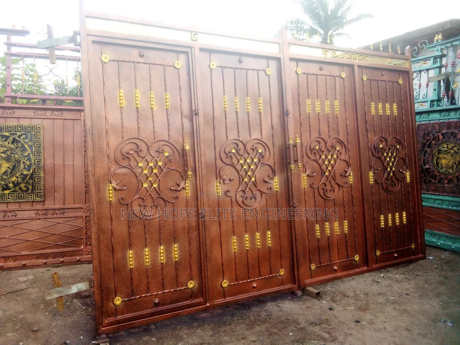 Sliding Wrought Gate