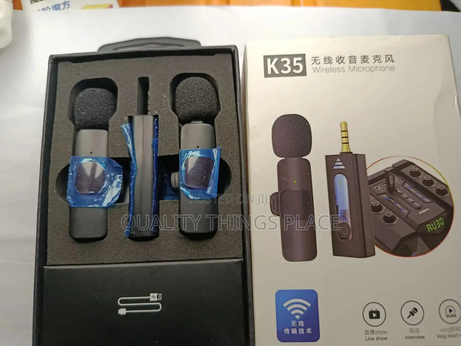 K35 Dual Wireless Microphone