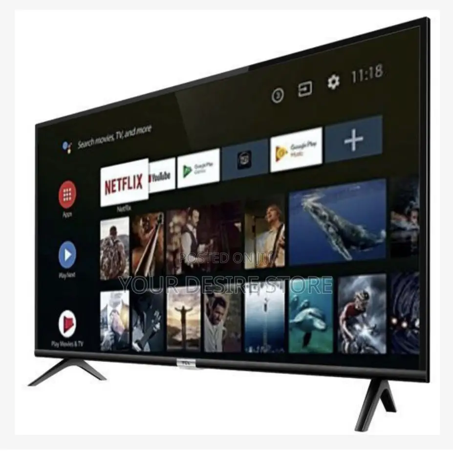 TCL 43-Inch Android Smart FHD Tv + 12 Months Warranty