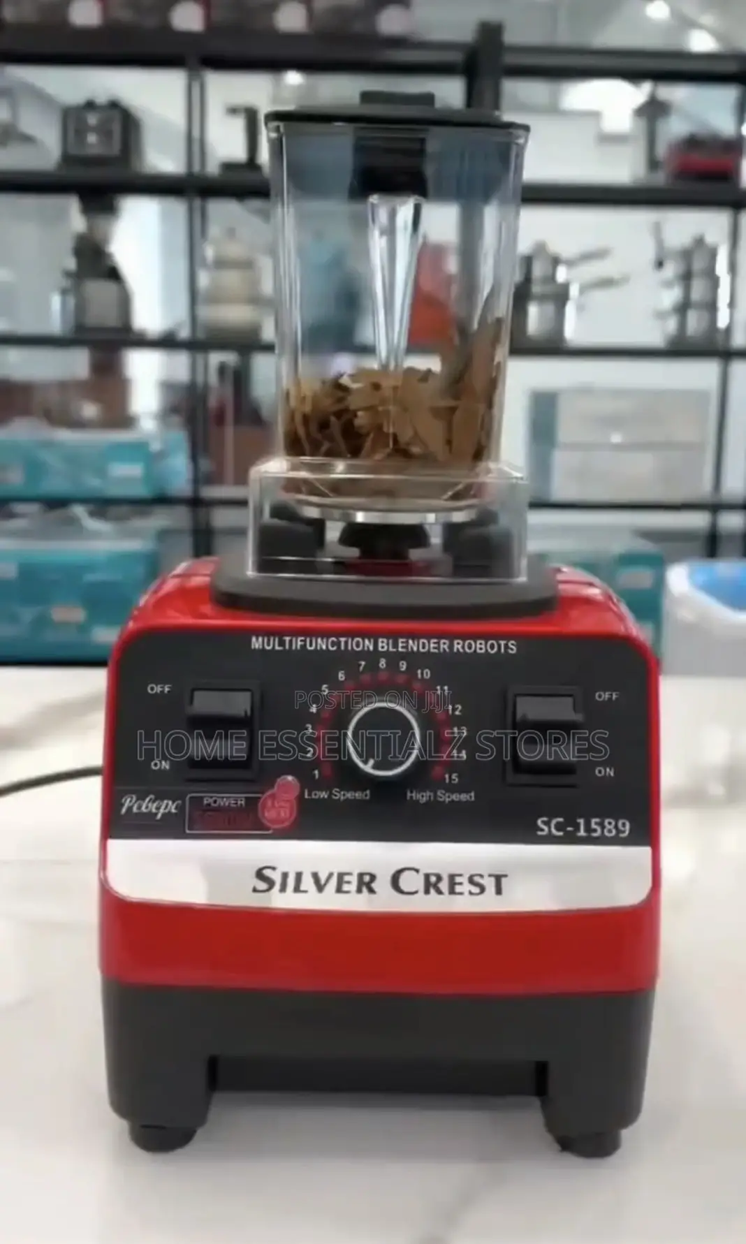 Strong Silver Crest Blender - 2 in 1 Mixer