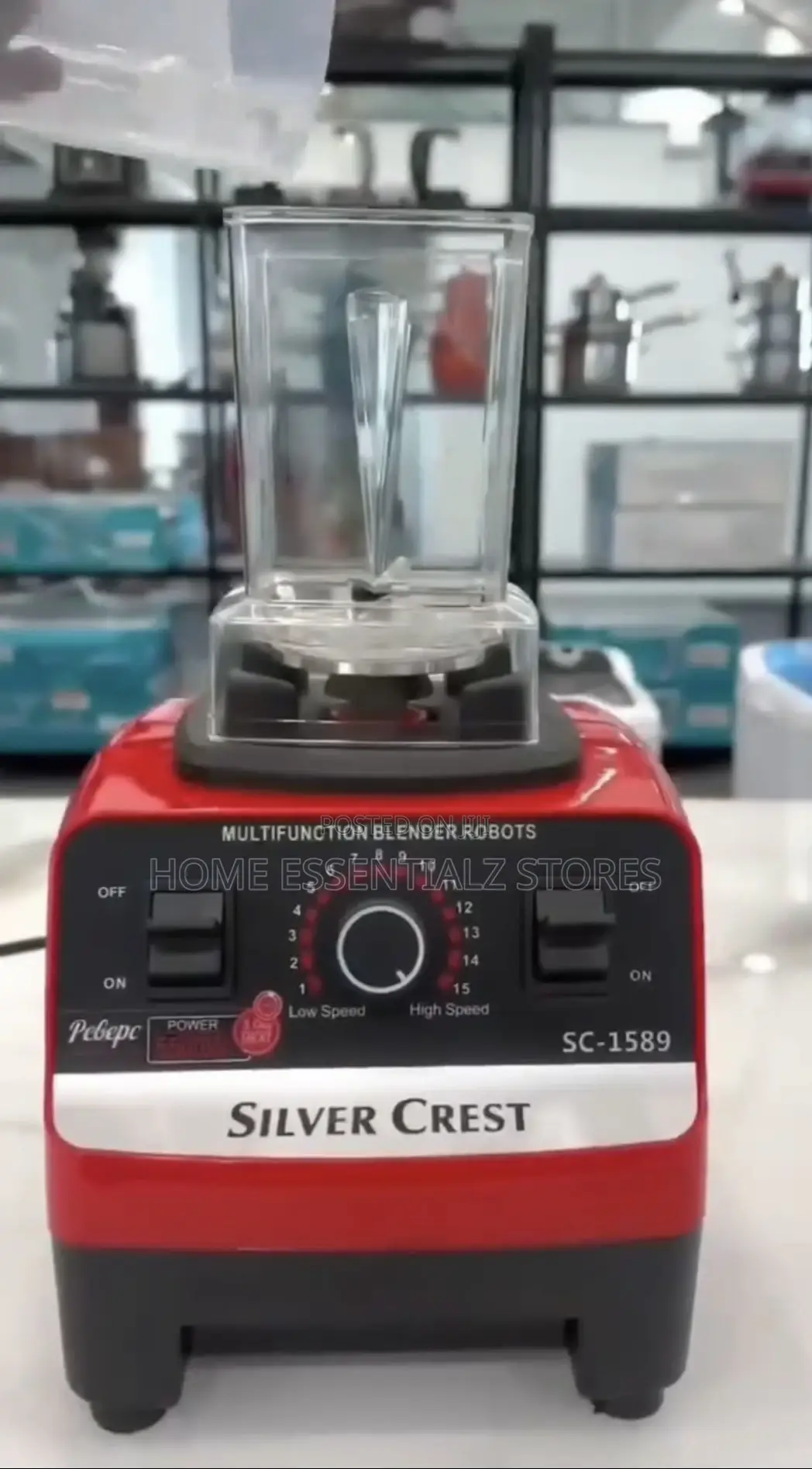 Strong Silver Crest Blender - 2 in 1 Mixer
