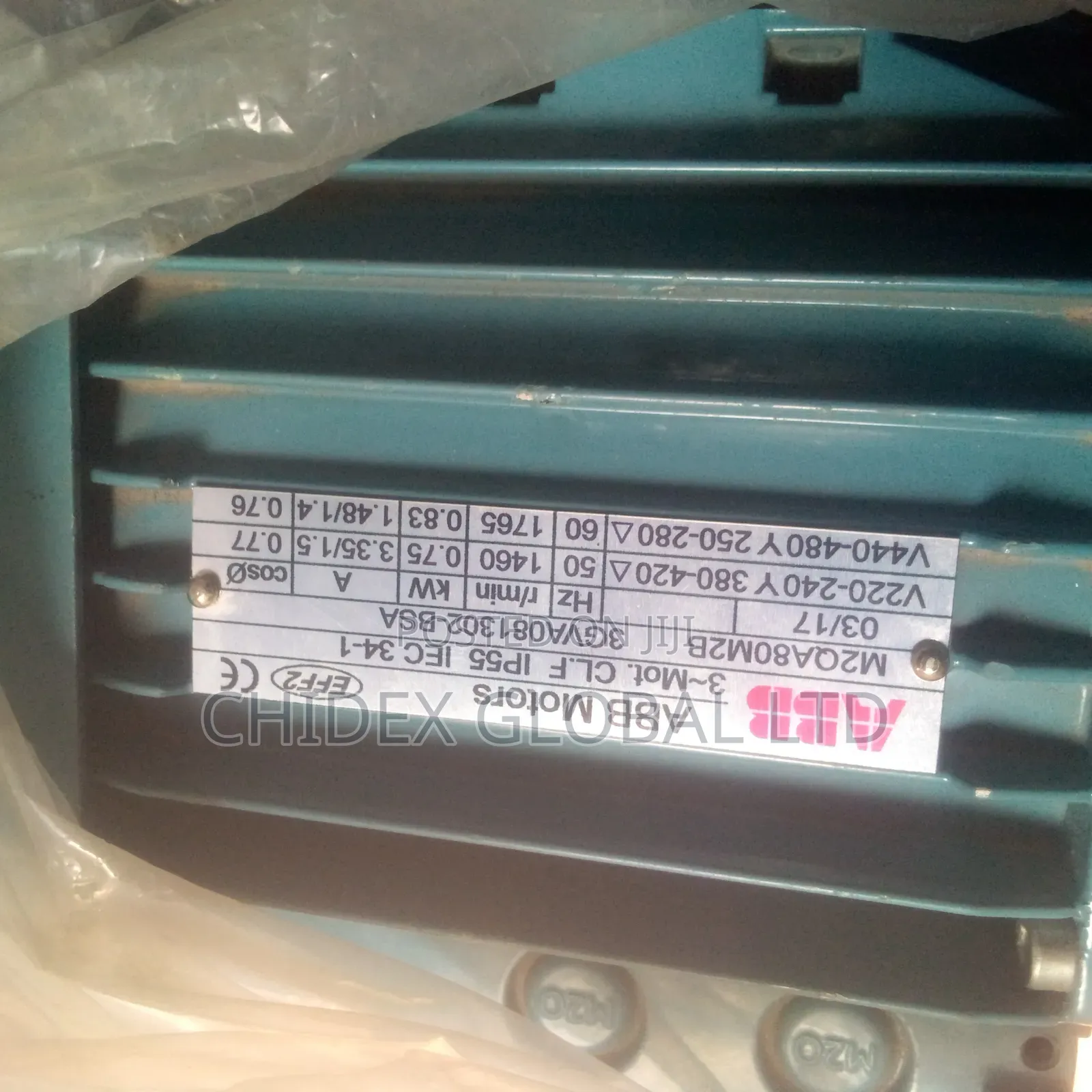 Original Brand New Abb Electric Motor 0.75kw
