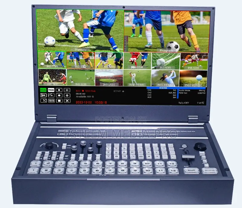 Devicewell 20-ch Hds9320 12g-sdi 4hdmi & 4usb Video Switcher