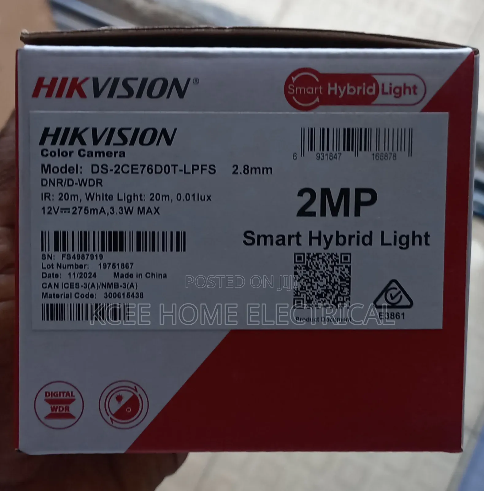Hikvision Audio 2mp Indoor Smart Hybrid CCTV Camera