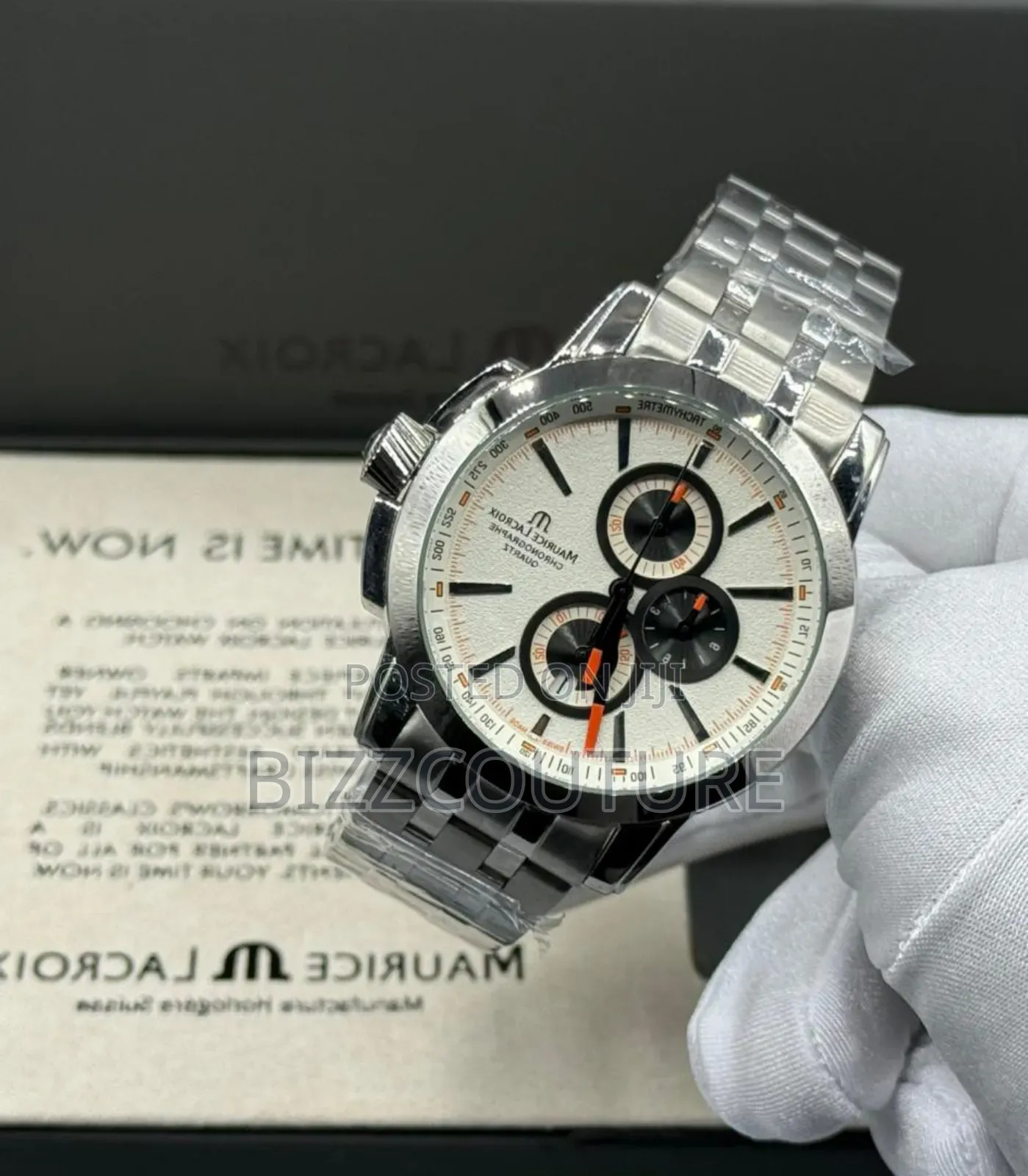 Original Maurice Lacroix Silver Stainless Steel Watch