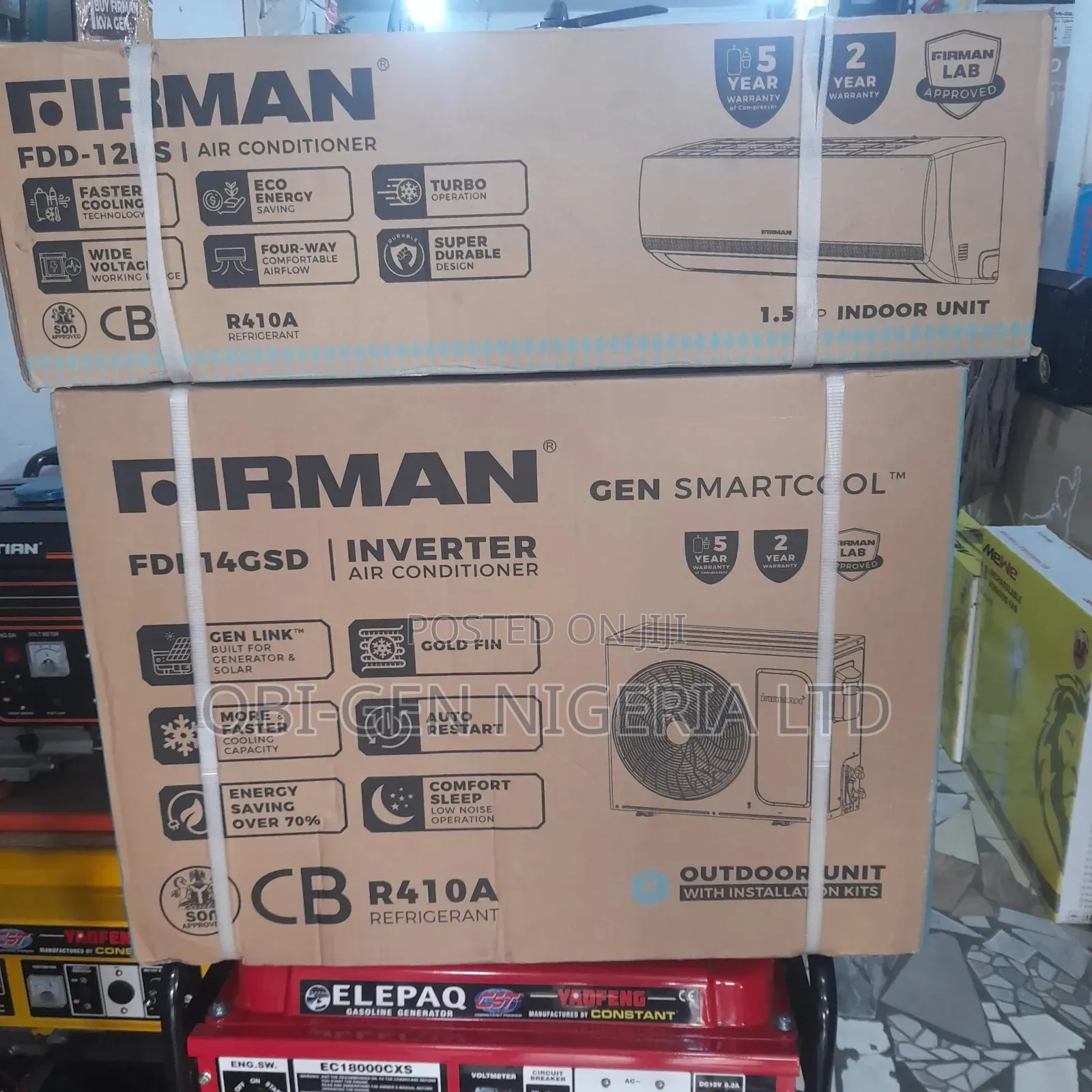 Firman Smartcool Inverter Ac 1.6 Hp Set