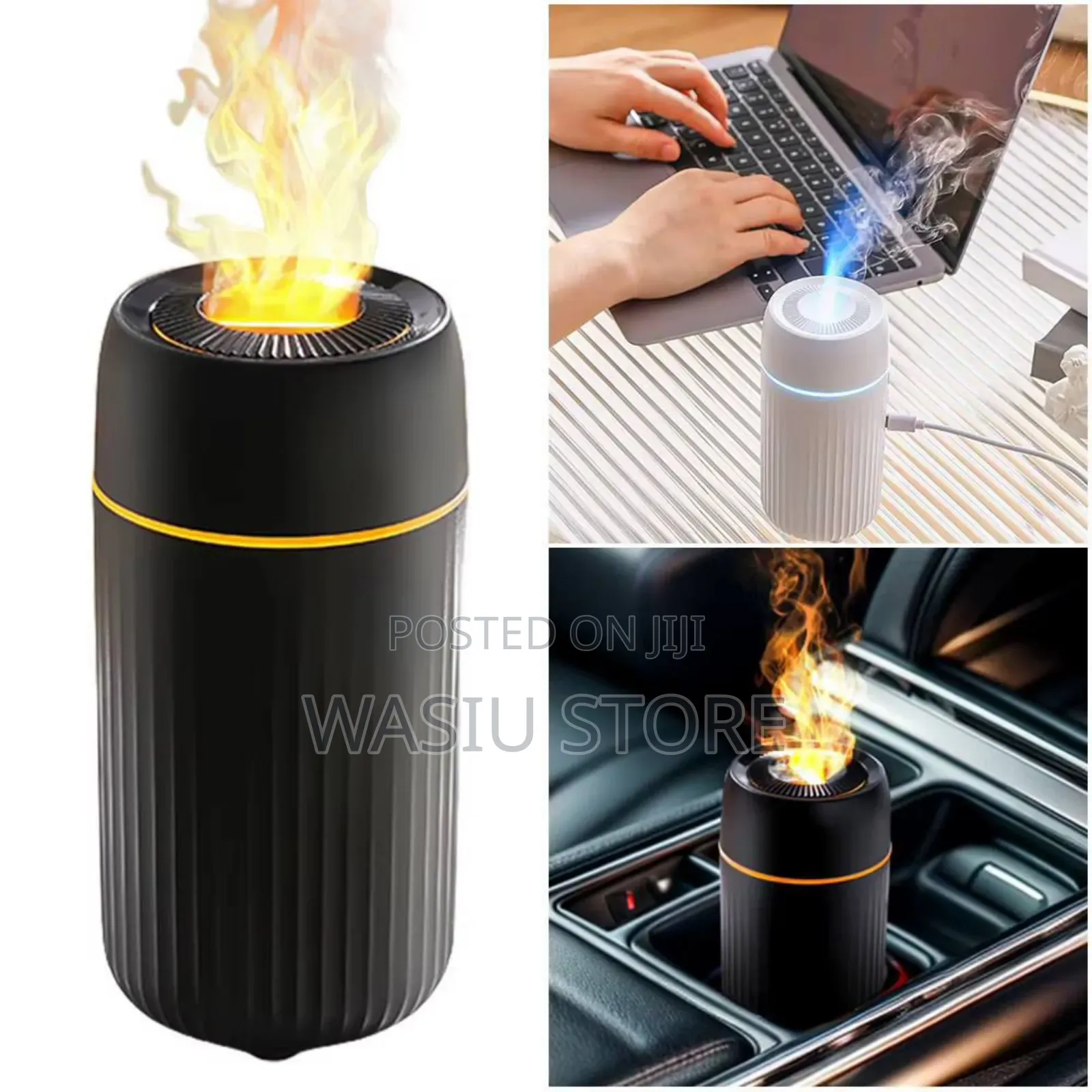 Flame Air Diffuser Humidifier With Free Oil