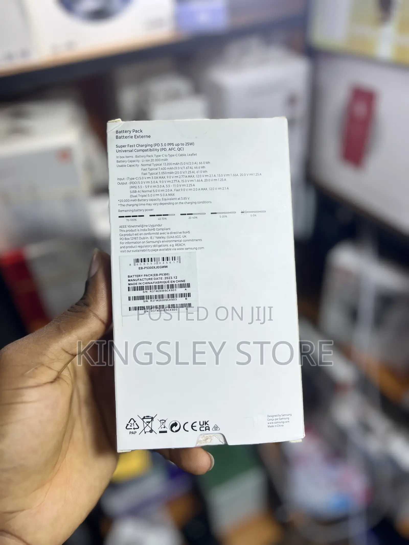 Samsung Super Fast Charging 25w Power Bank 20'000mah