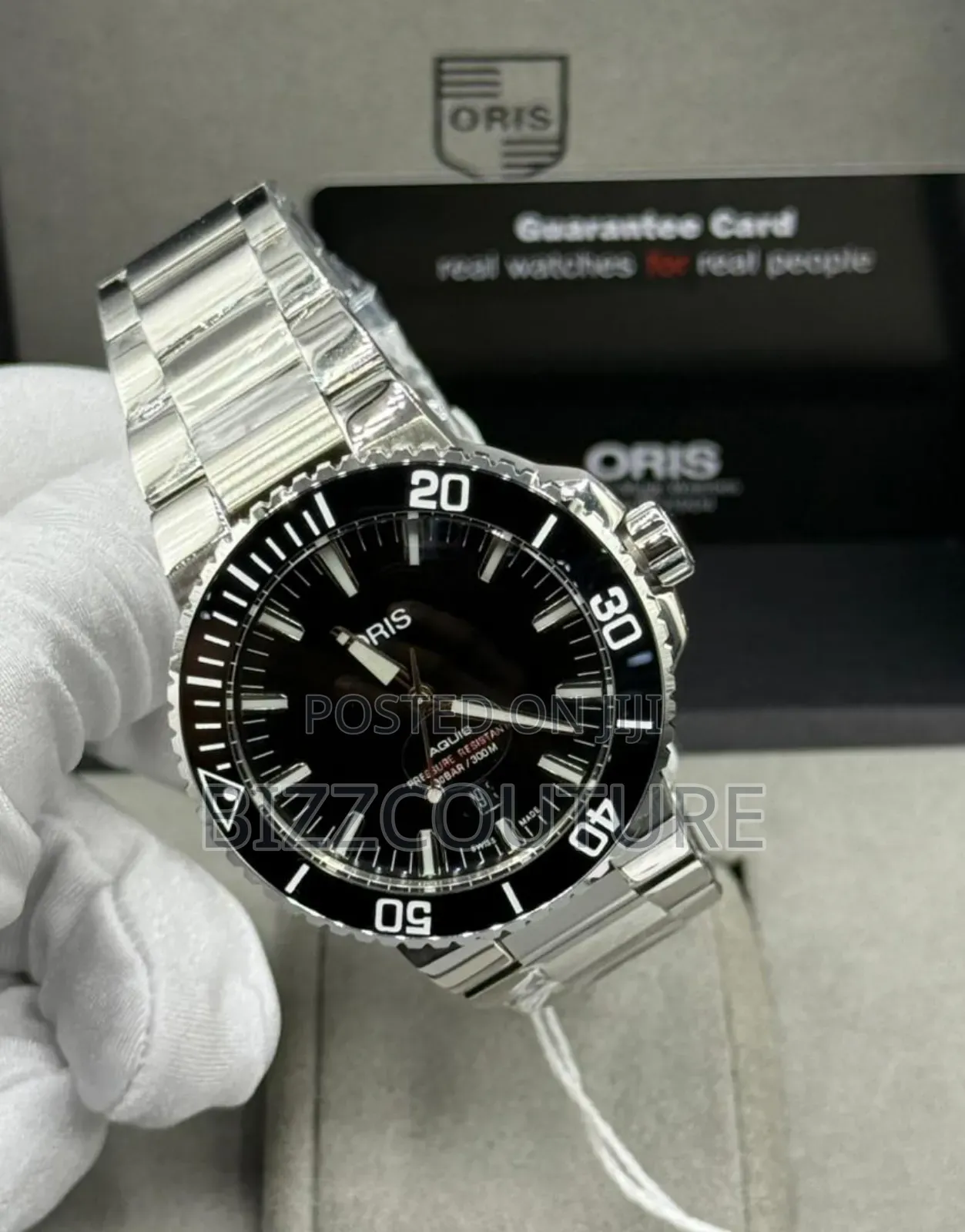 Original Oris Silver Stainless Steel Watch in Store