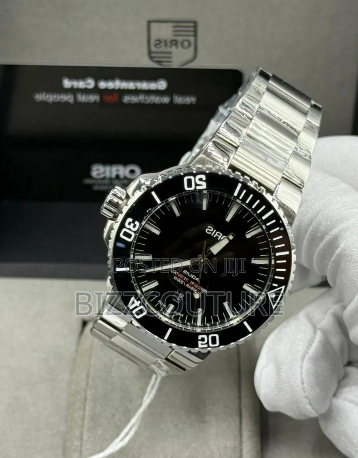 Original Oris Silver Stainless Steel Watch in Store