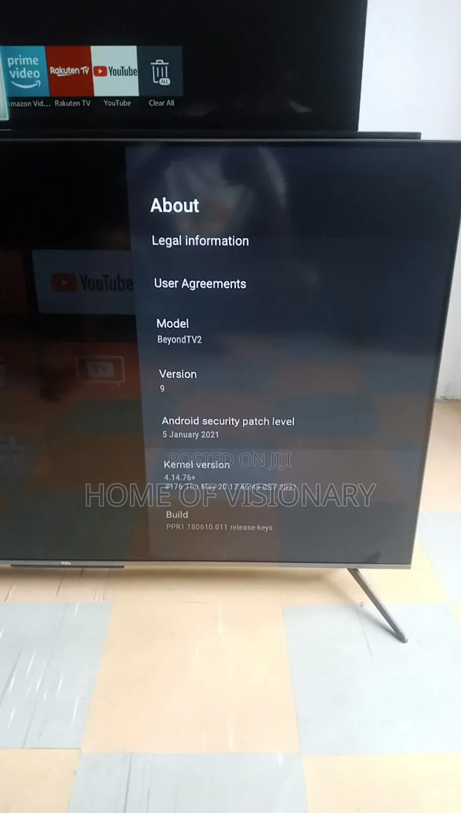 55 Inches TCL Android Television Led