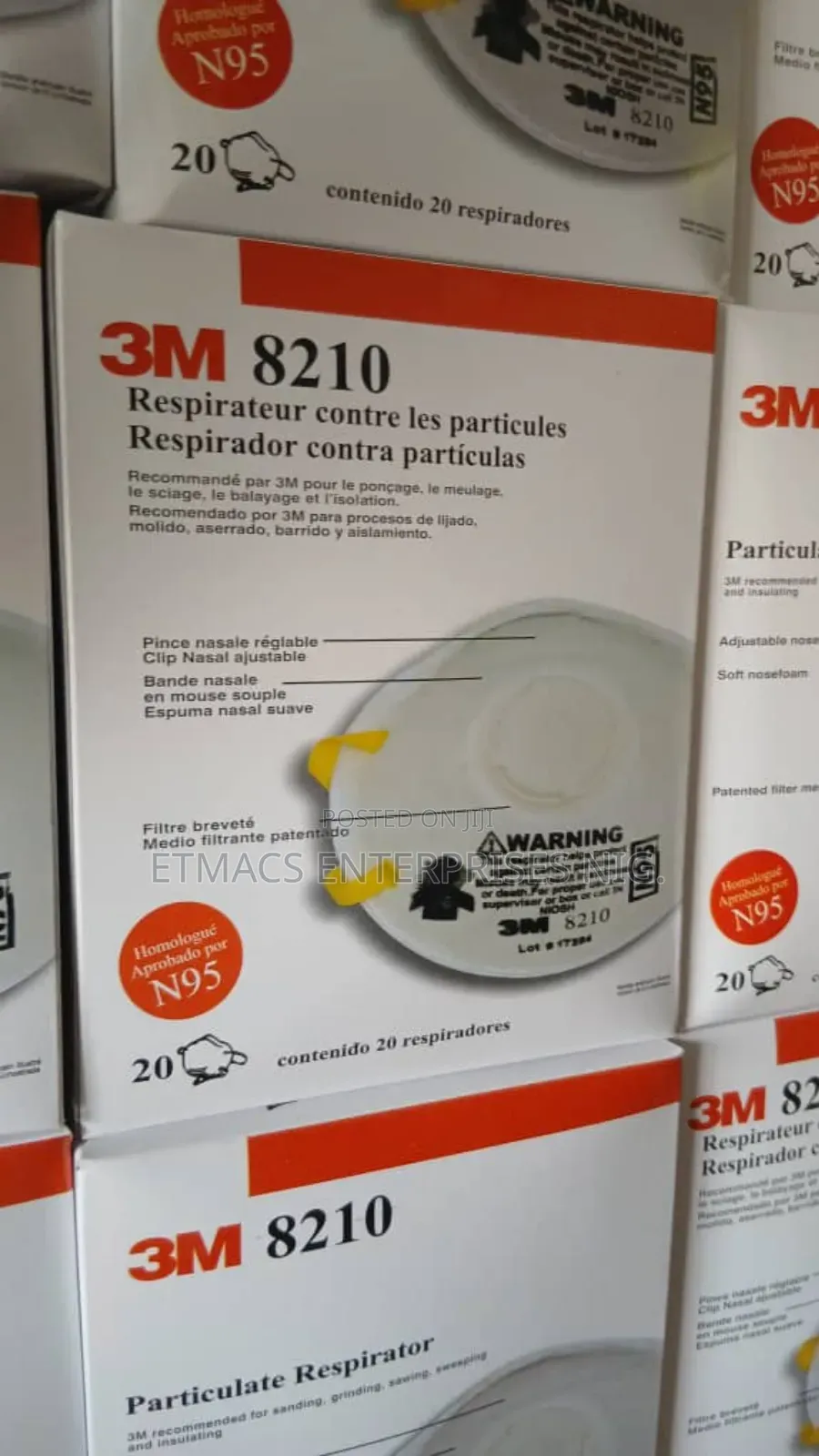 3m Nose Mask 8210